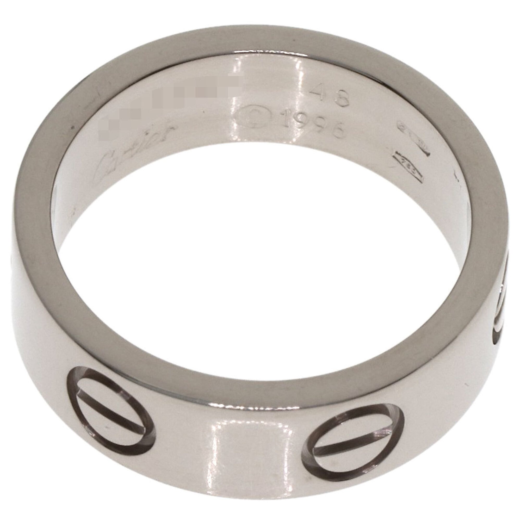 Cartier Love White Gold (18K) Band Ring (Pre-Owned)
