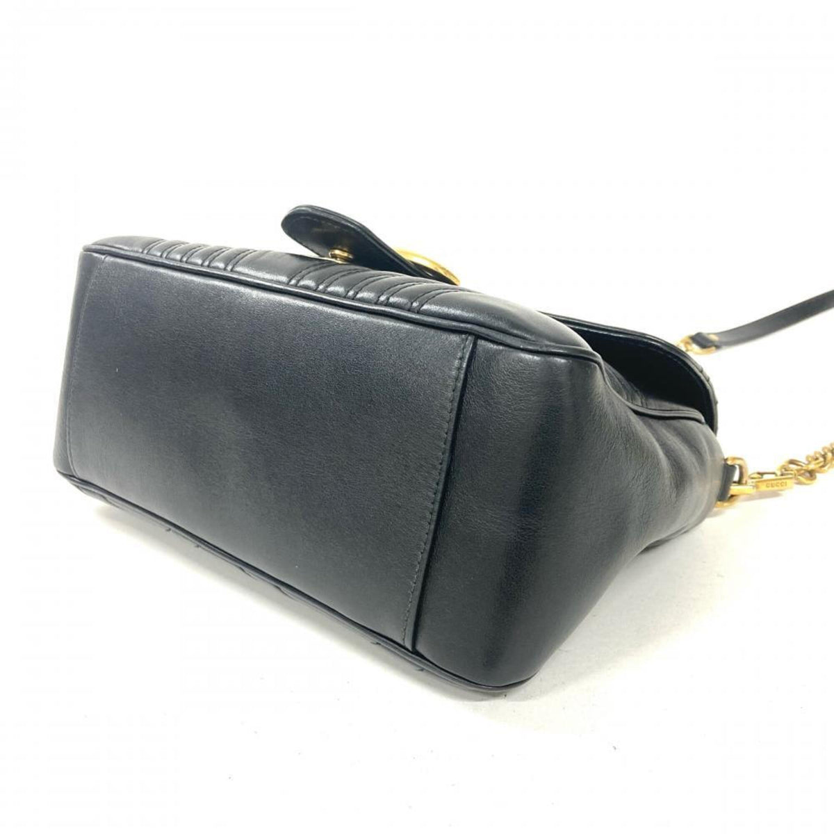 Gucci Black Leather Shoulder Bag (Pre-Owned)