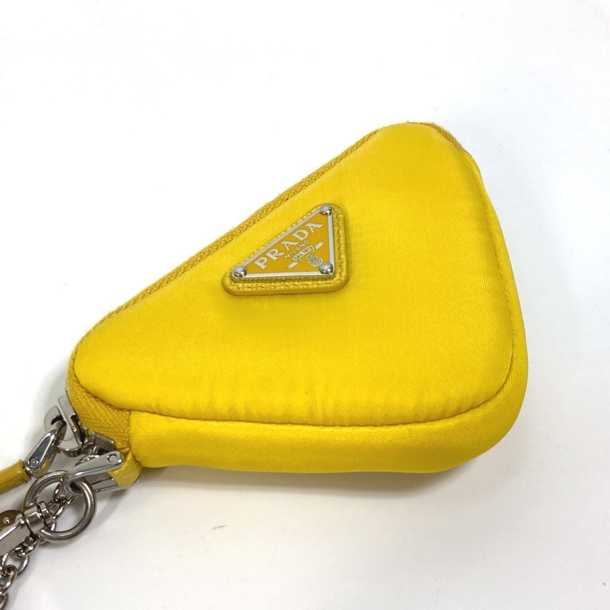 Prada Yellow Nylon Pouch (Pre-Owned)