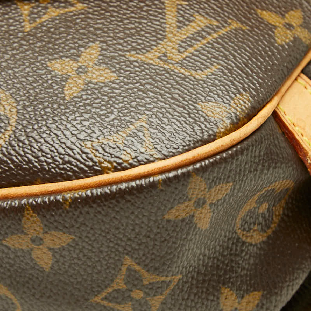 Louis Vuitton Brown Pvc Leather Shoulder Bag (Pre-Owned)