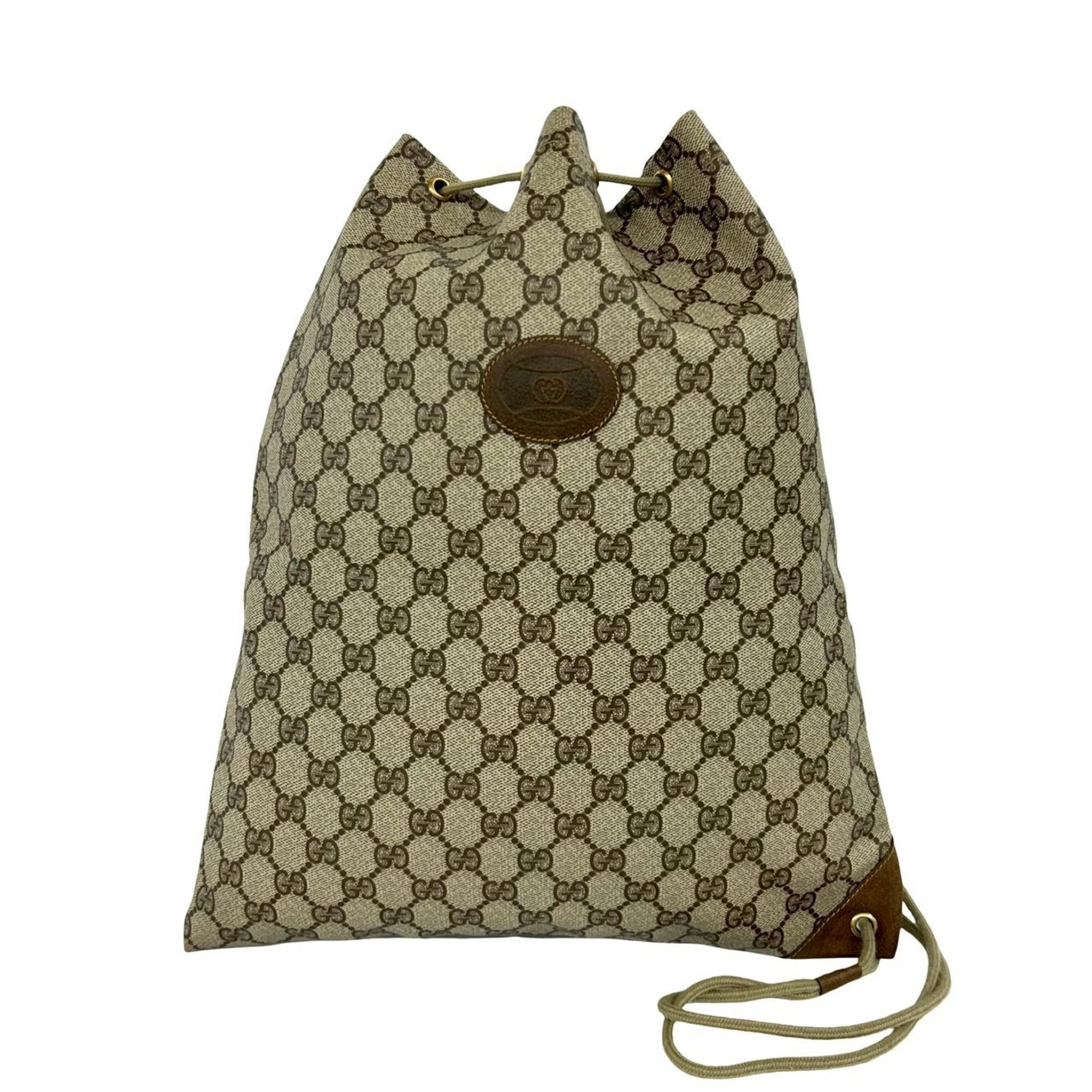 Gucci Brown Pvc Leather Shoulder Bag (Pre-Owned)