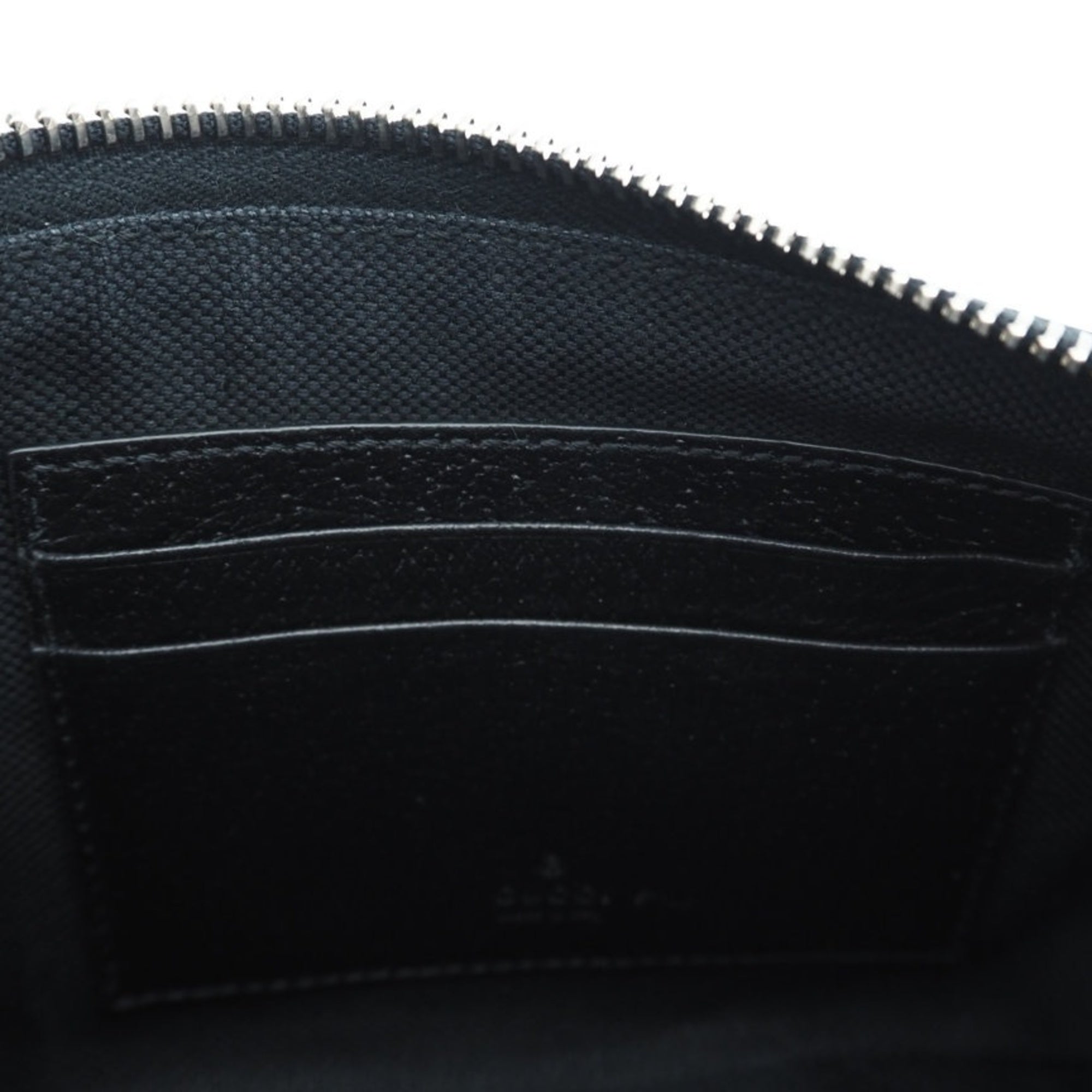 Gucci Black Coated Canvas Leather Clutch Bag Pouch (Pre-Owned)