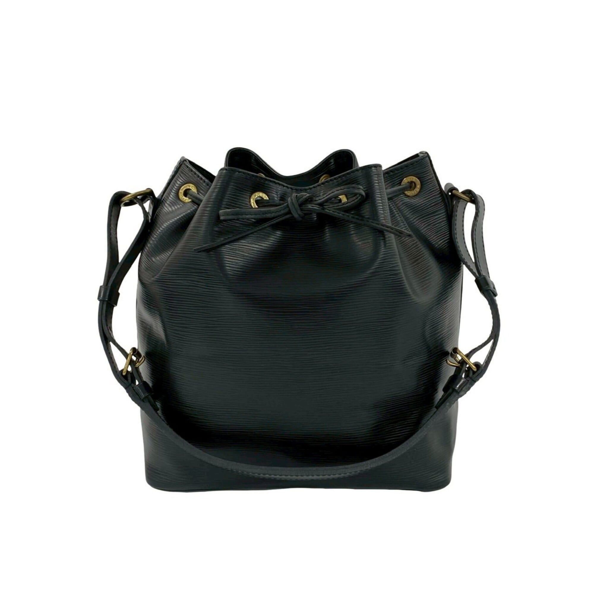 Louis Vuitton Black Leather Shoulder Bag (Pre-Owned)