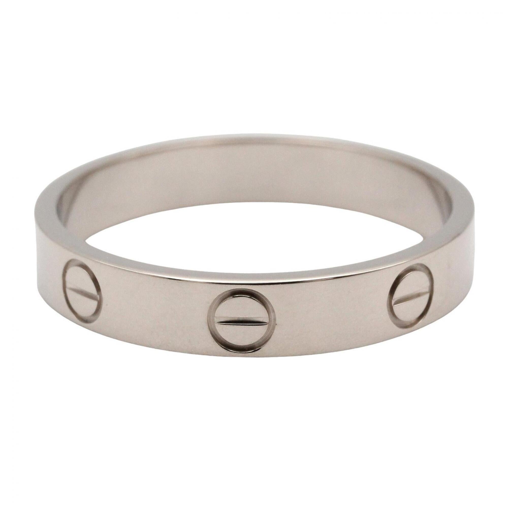 Cartier Silver White Gold (18K) Band Ring (Pre-Owned)