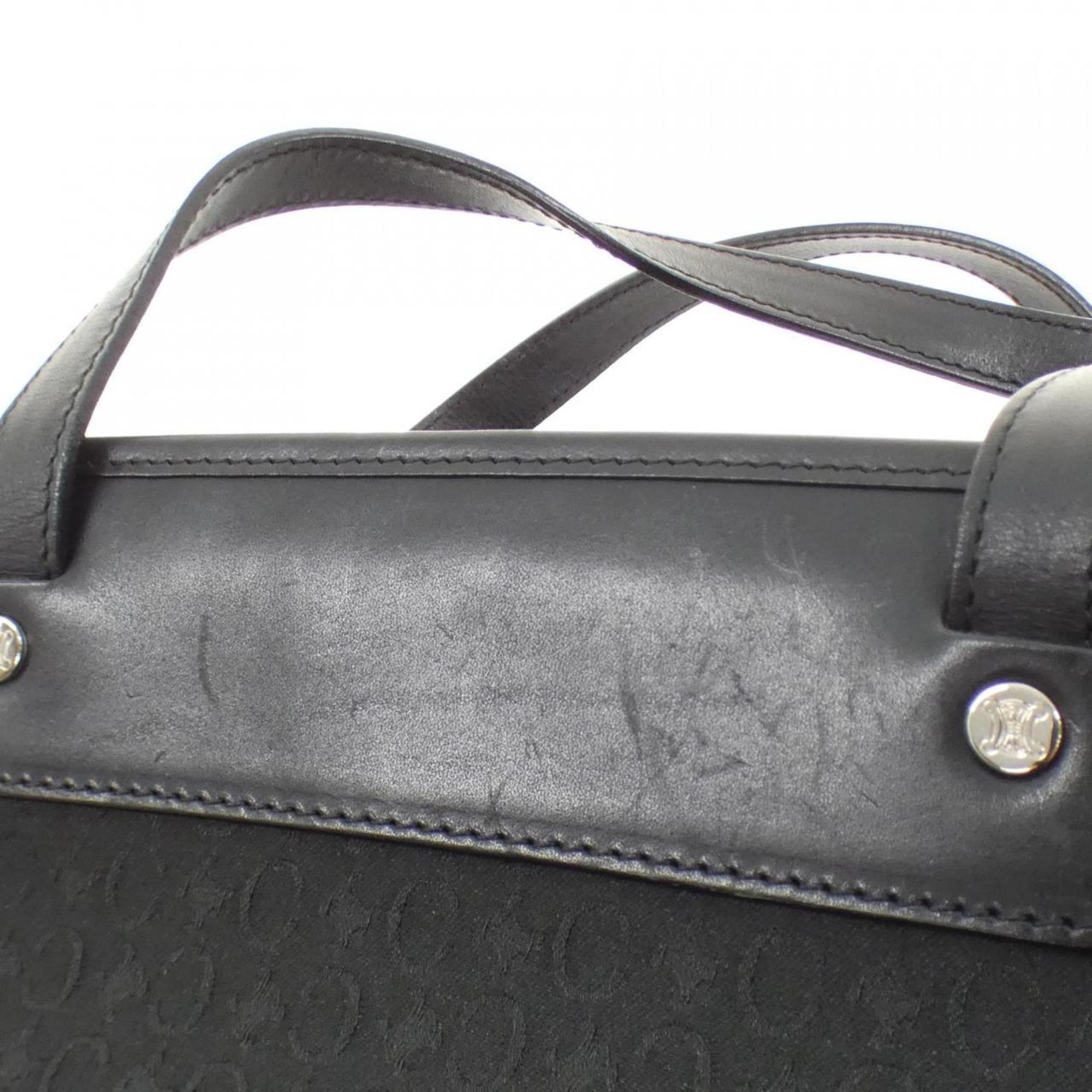 Celine Black Canvas Handbag (Pre-Owned)