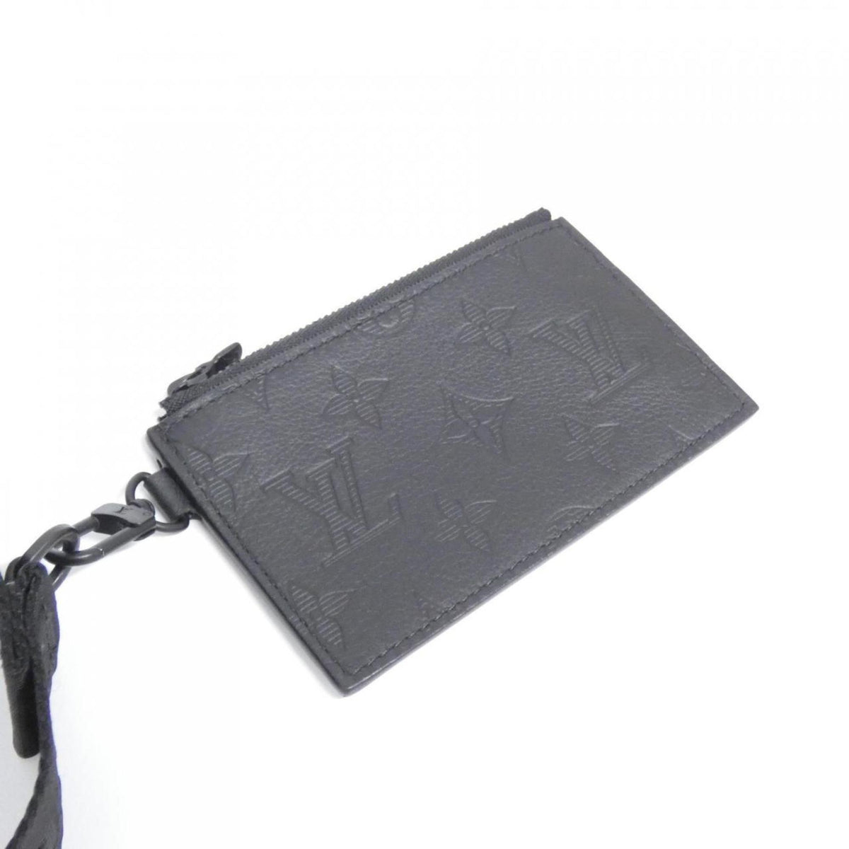 Louis Vuitton Black Leather Pouch Shoulder Bag (Pre-Owned)