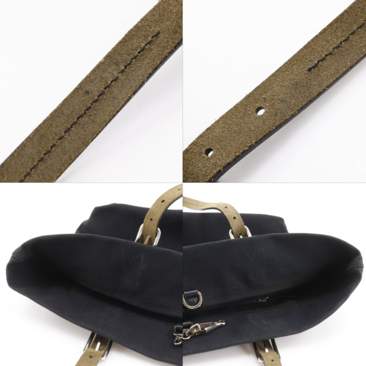 Prada Black Canvas Tote Bag (Pre-Owned)