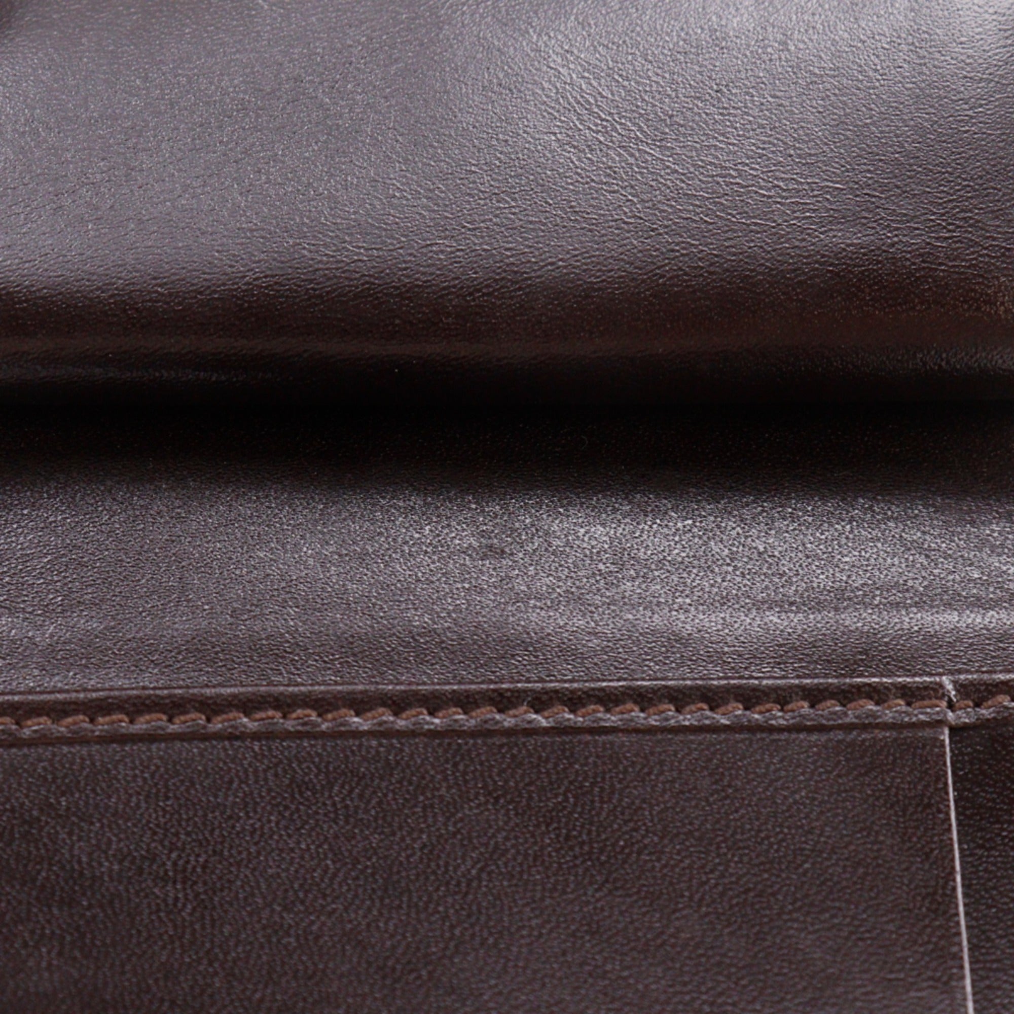 Fendi Zucca Brown Nylon Canvas Wallet (Tri-Fold) (Pre-Owned)