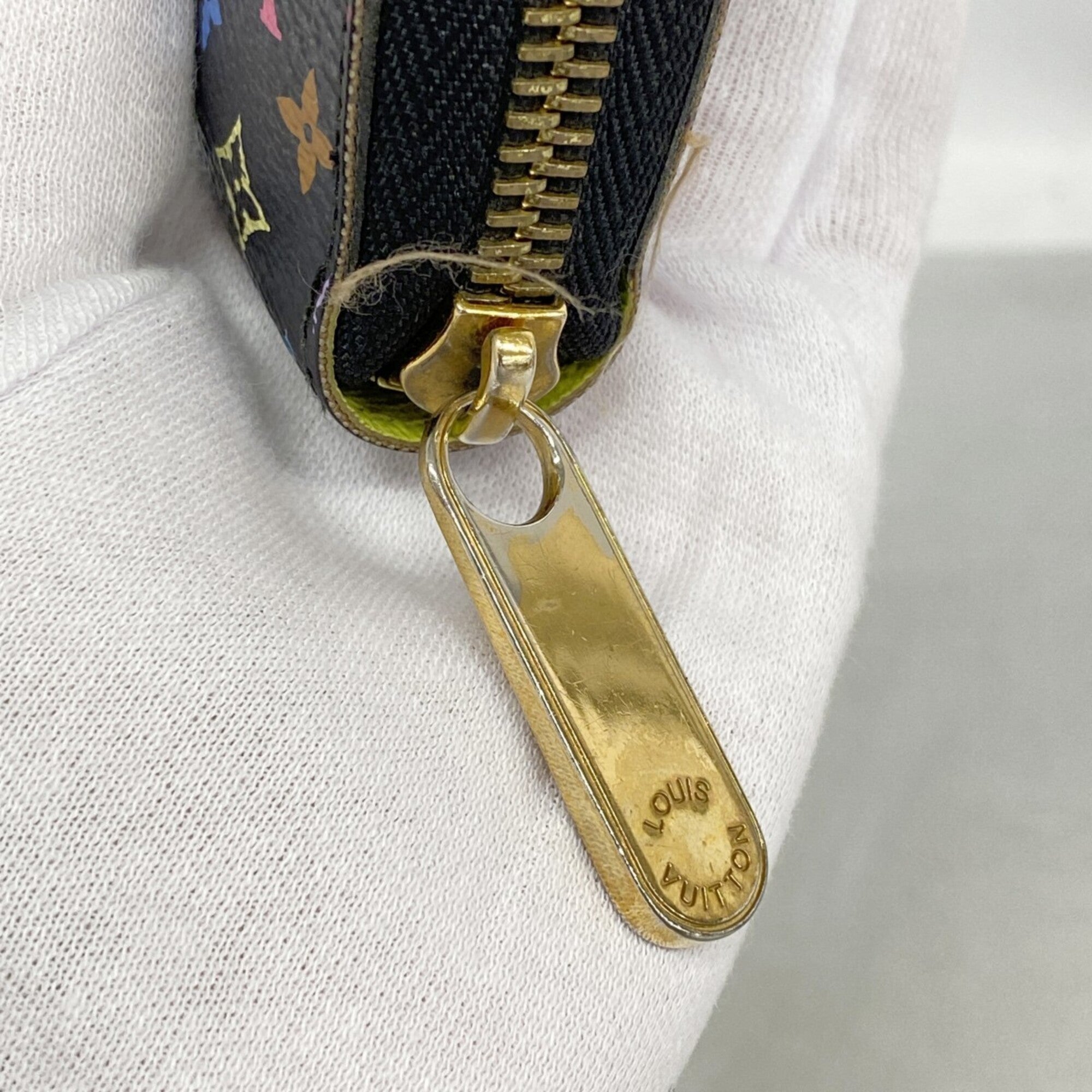 Louis Vuitton Noir Pistache Long Wallet (Bi-Fold) (Pre-Owned)