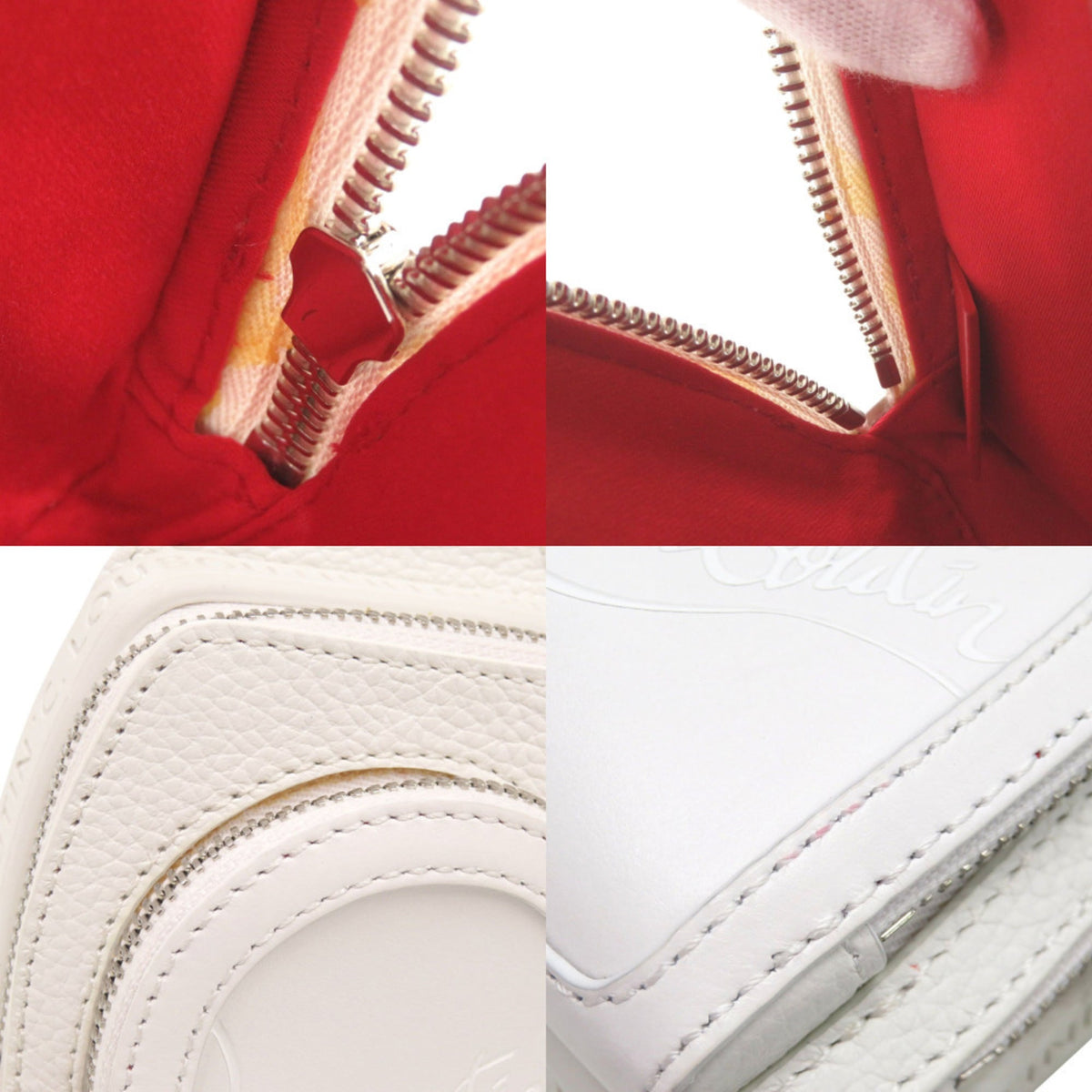 Christian Louboutin White Leather Shoulder Bag (Pre-Owned)