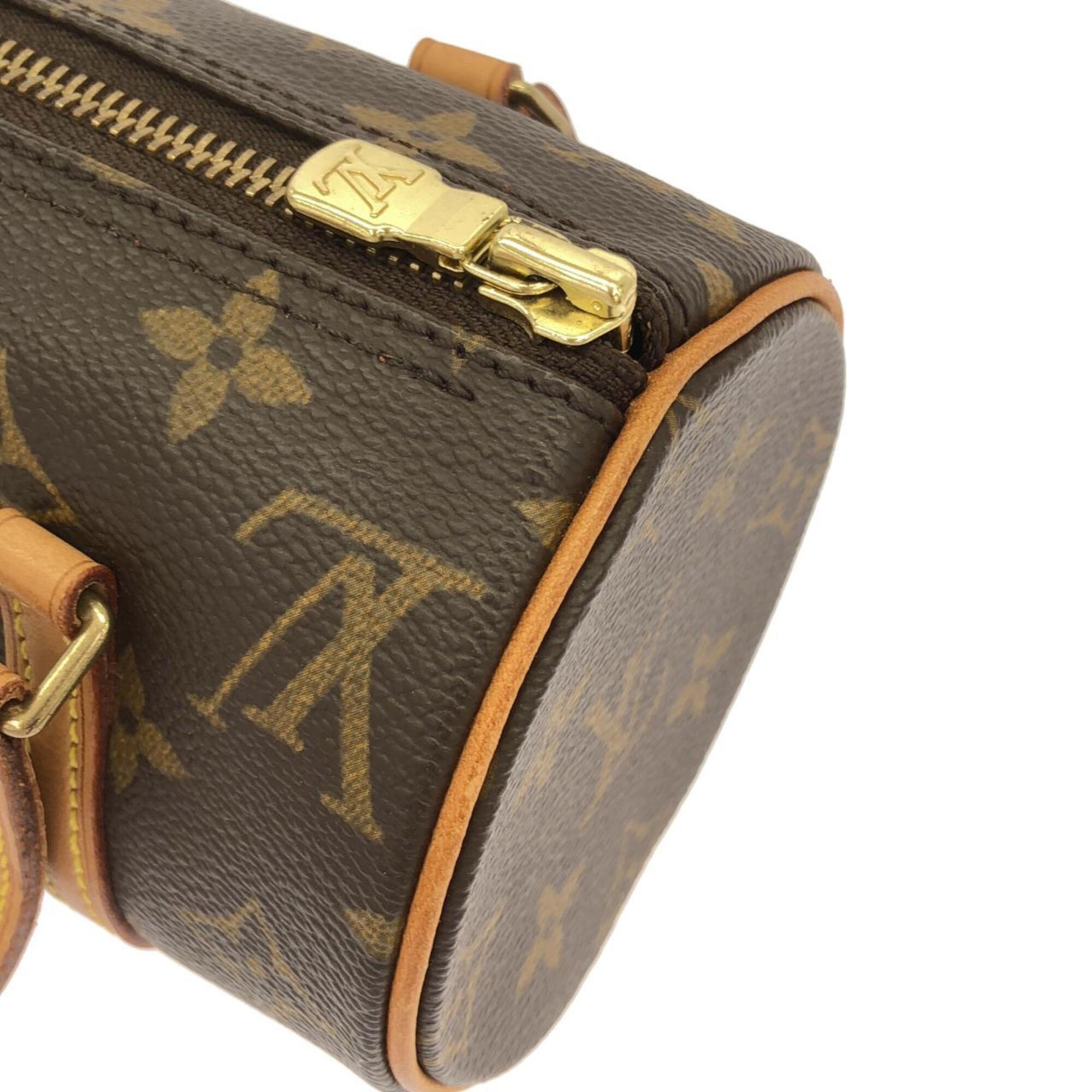 Louis Vuitton Brown Coated Canvas Handbag (Pre-Owned)