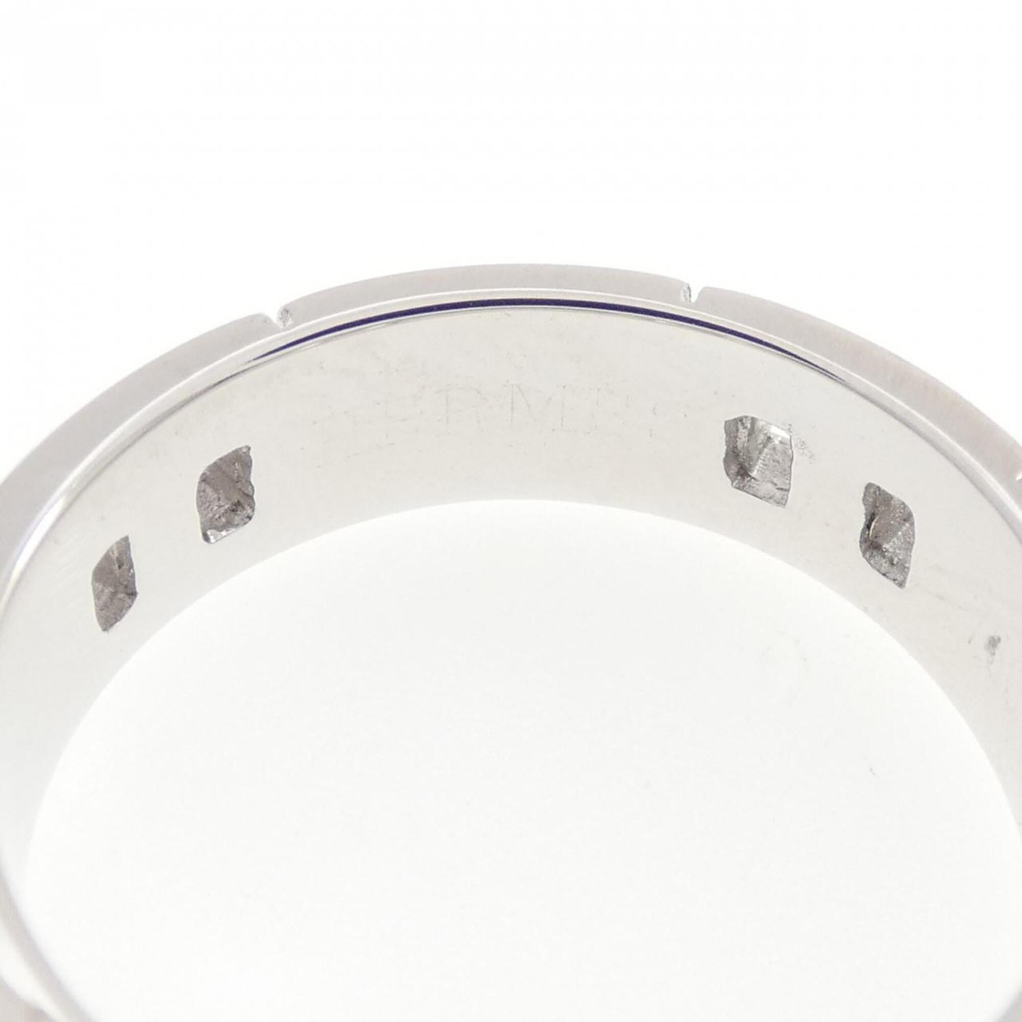 Hermes White Gold (18K) Band Ring (Pre-Owned)