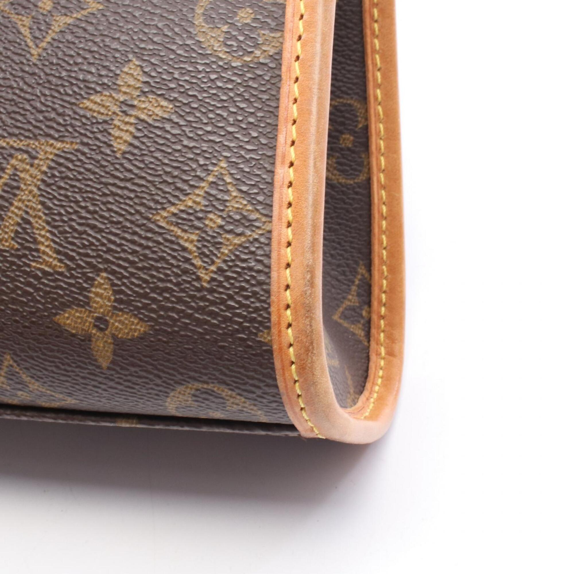 Louis Vuitton Brown Pvc Leather Handbag (Pre-Owned)