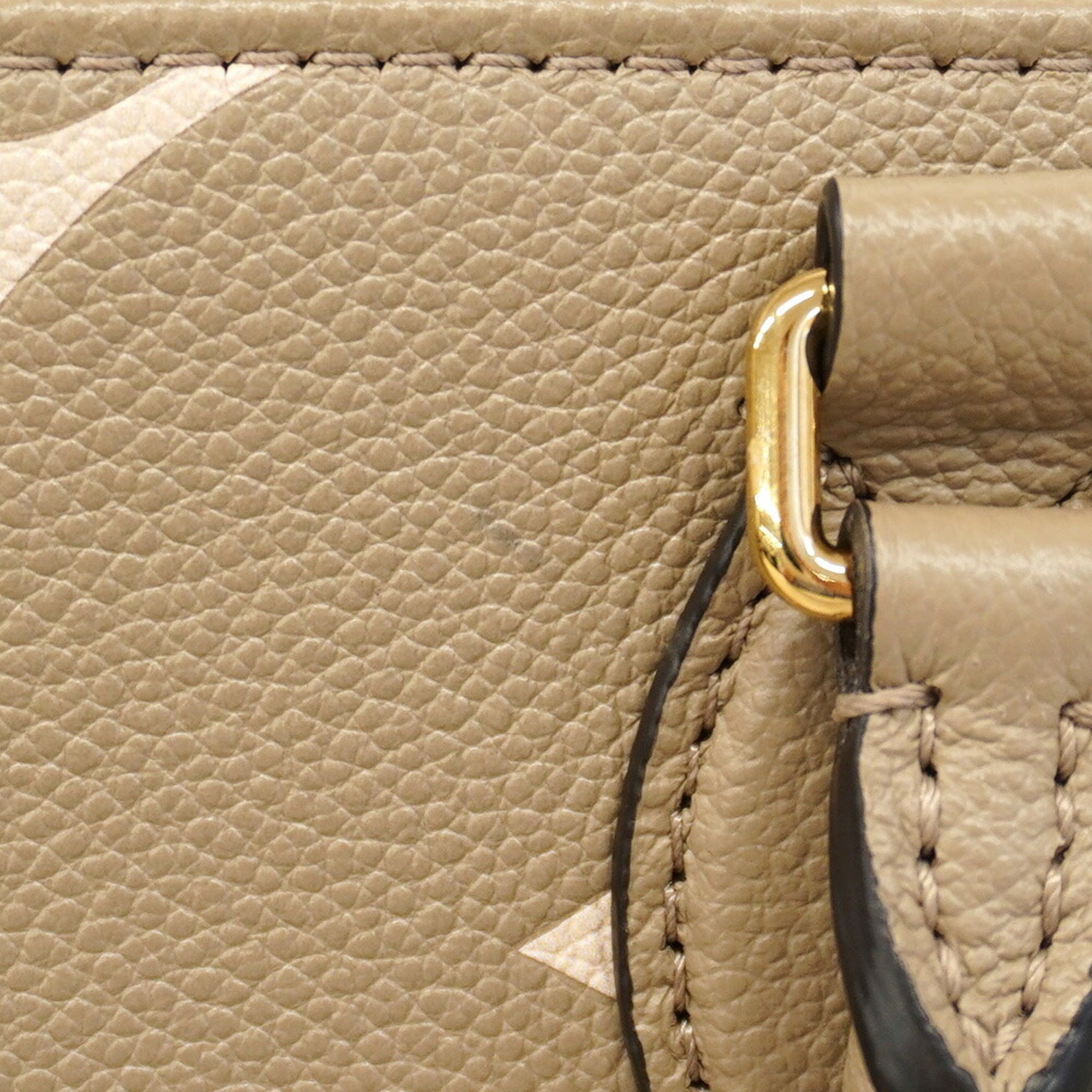 Louis Vuitton Cream Tourterelle Handbag (Pre-Owned)