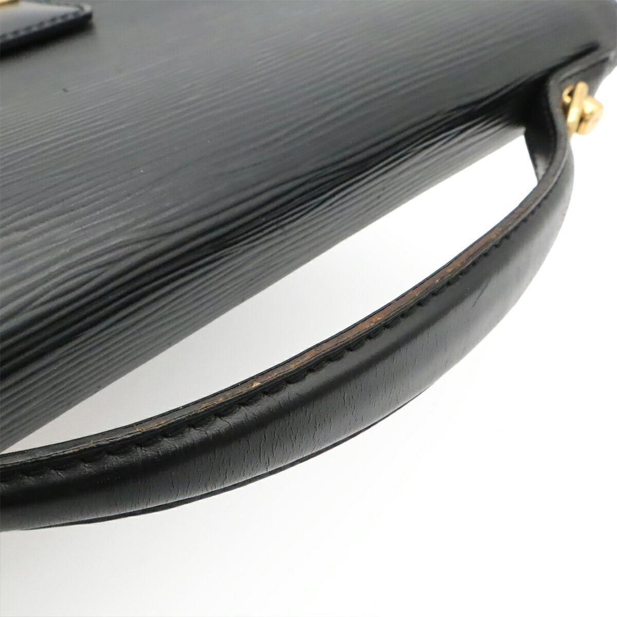 Louis Vuitton Black Noir Epi Leather Handbag Shoulder Bag (Pre-Owned)