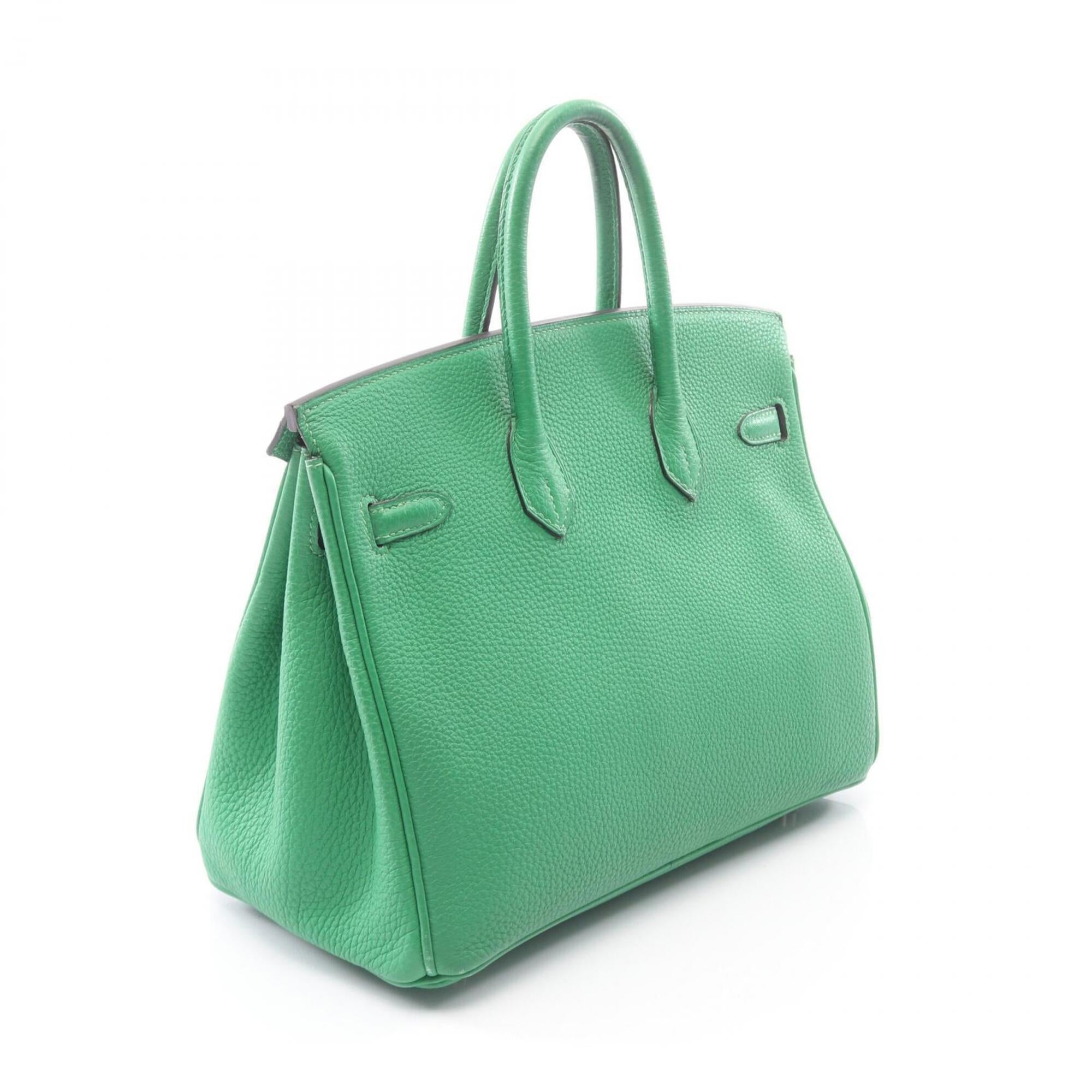 Hermes Green Togo Leather Handbag (Pre-Owned)