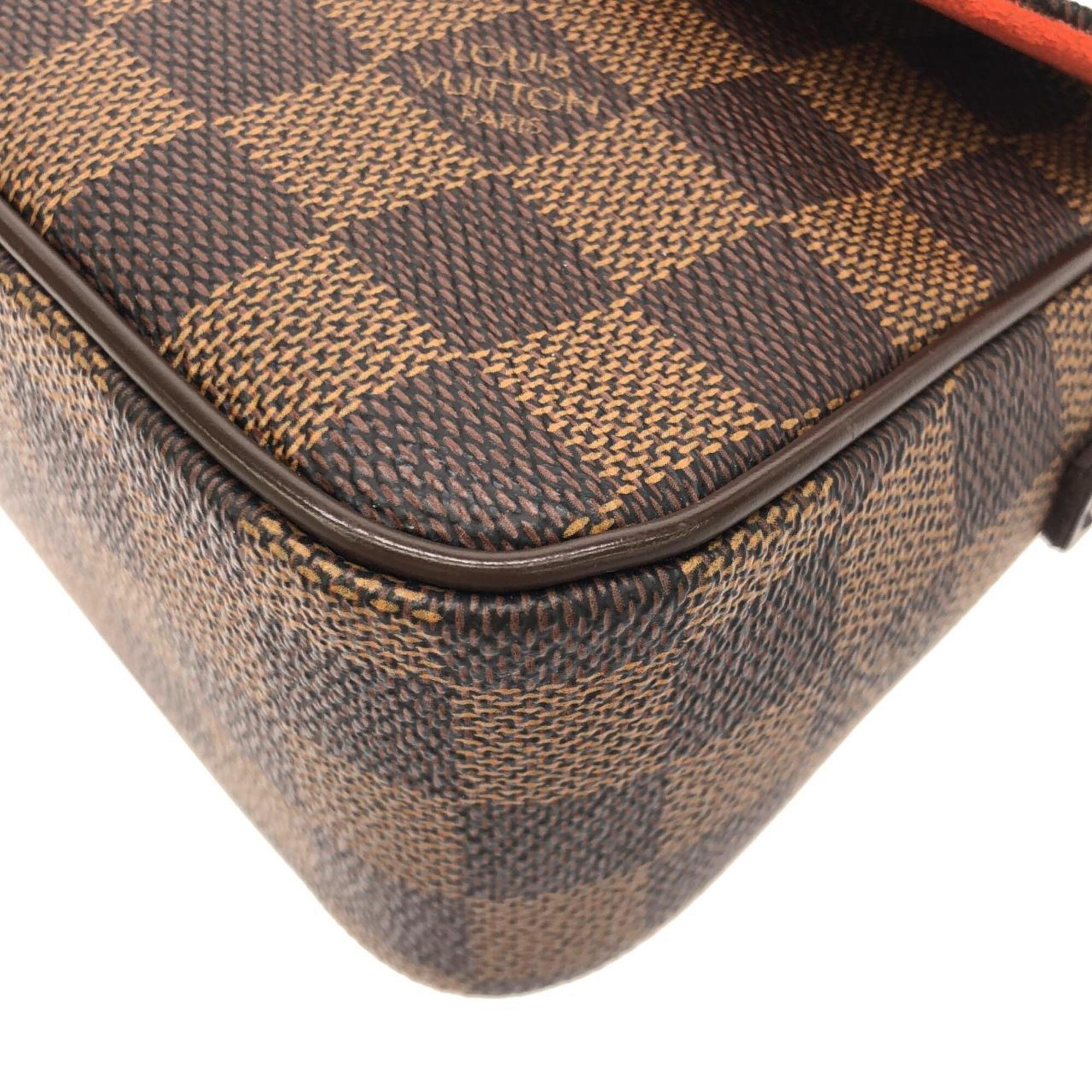 Louis Vuitton Ebene Coated Canvas Shoulder Bag (Pre-Owned)