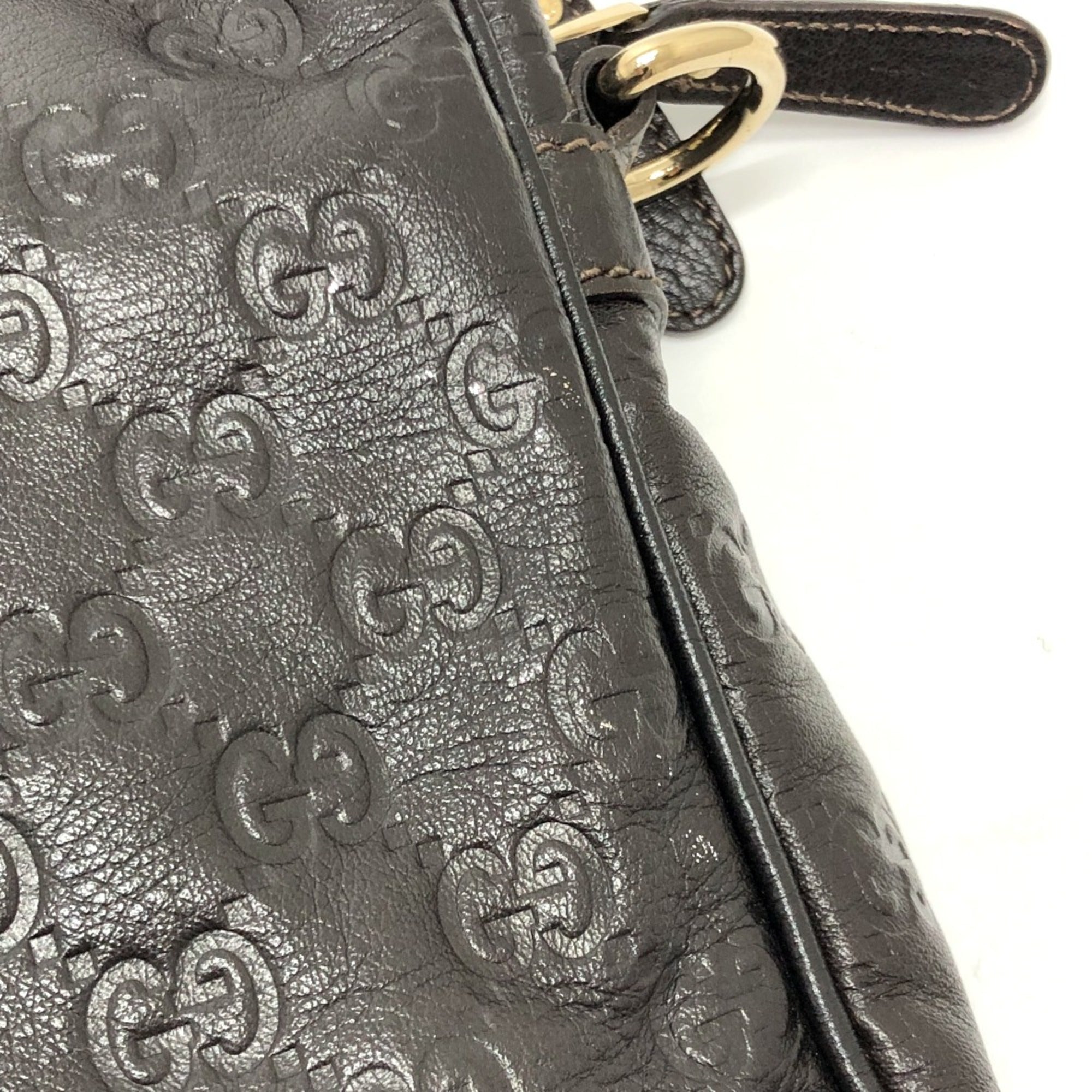 Gucci Brown Leather Briefcase (Pre-Owned)