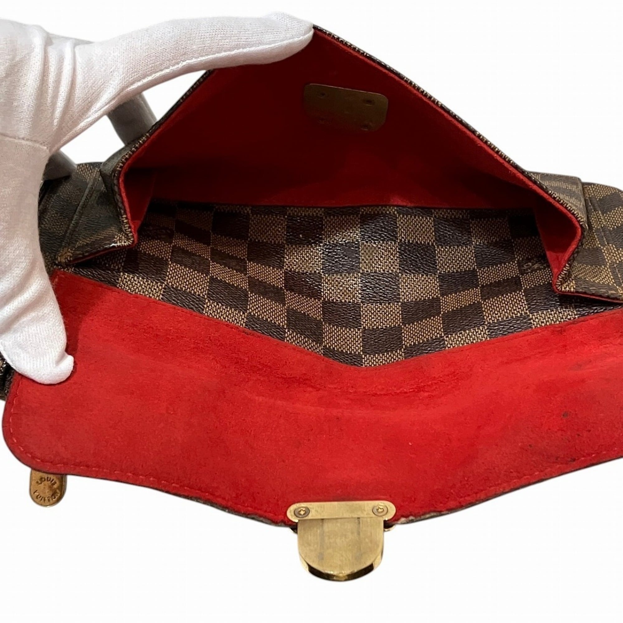 Louis Vuitton Brown Damier Canvas Galle Shoulder Bag (Pre-Owned)