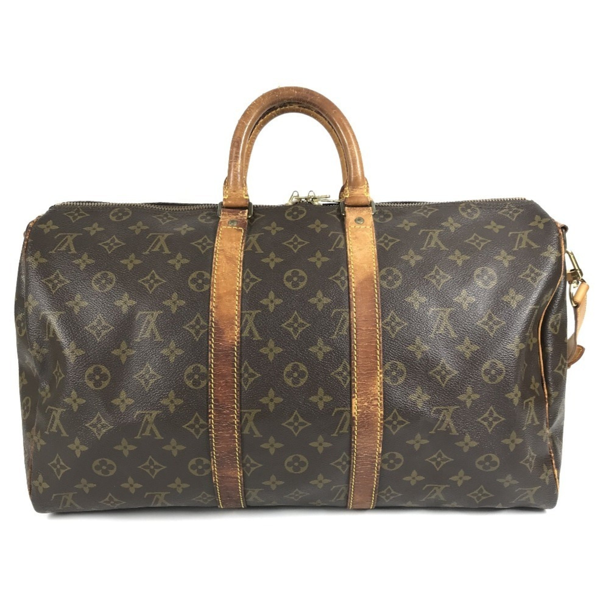 Louis Vuitton Brown Monogram Monogram Canvas Boston Bag (Pre-Owned)