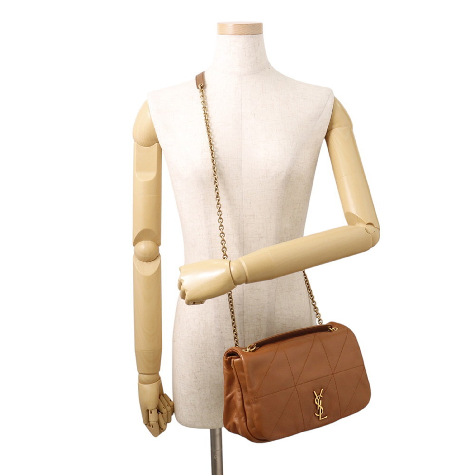 Yves Saint Laurent Brown Leather Shoulder Bag (Pre-Owned)