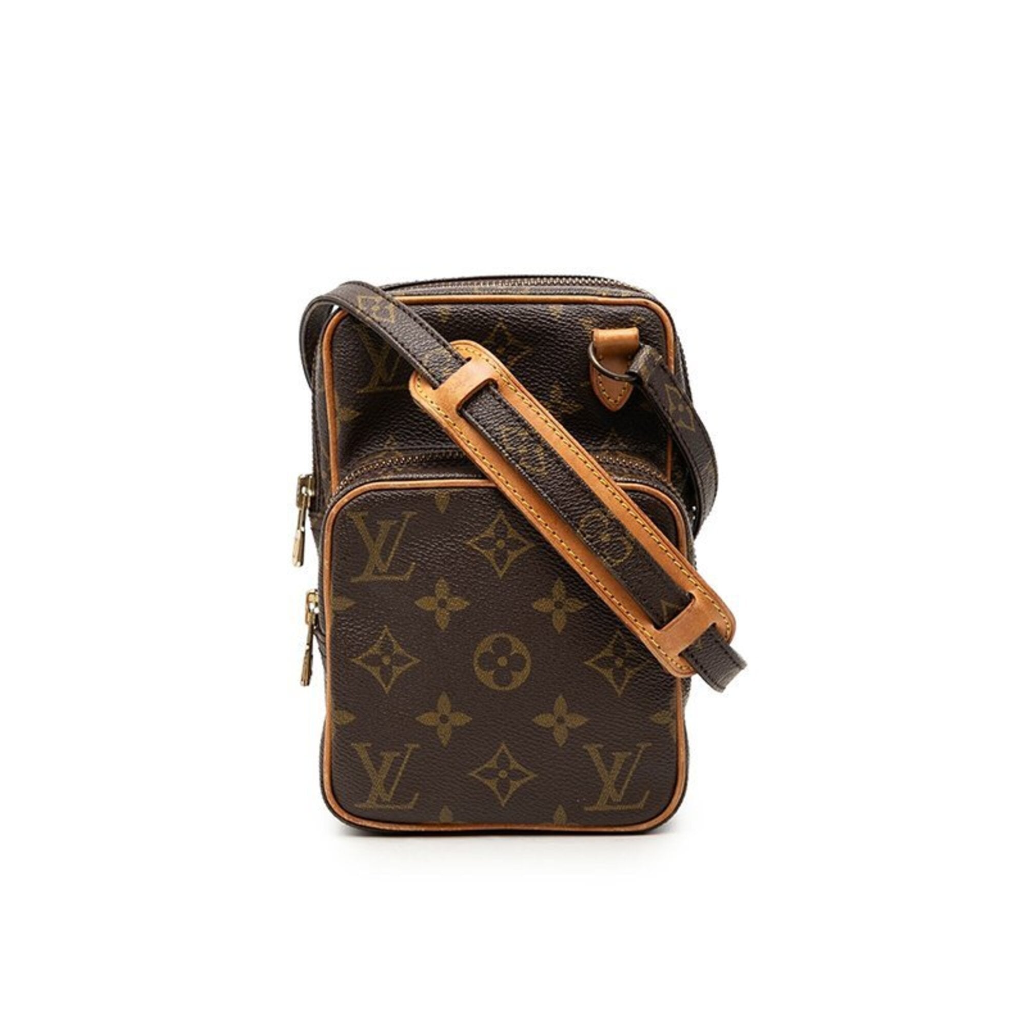 Louis Vuitton Brown Pvc Leather Shoulder Bag (Pre-Owned)