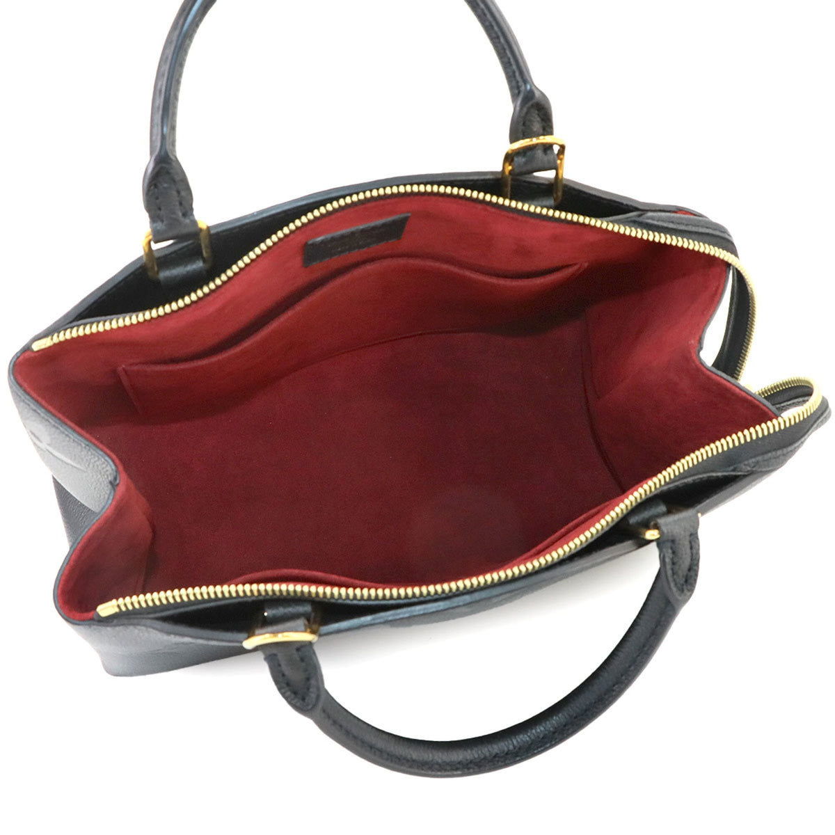 Louis Vuitton Monogram Noir Monogram Empreinte Leather Handbag (Pre-Owned)