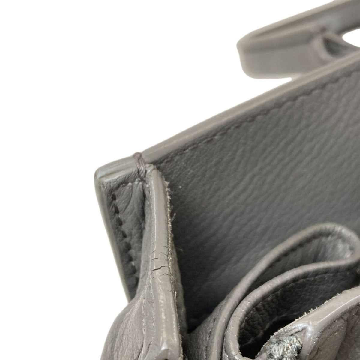 Balenciaga Gray Leather Handbag (Pre-Owned)