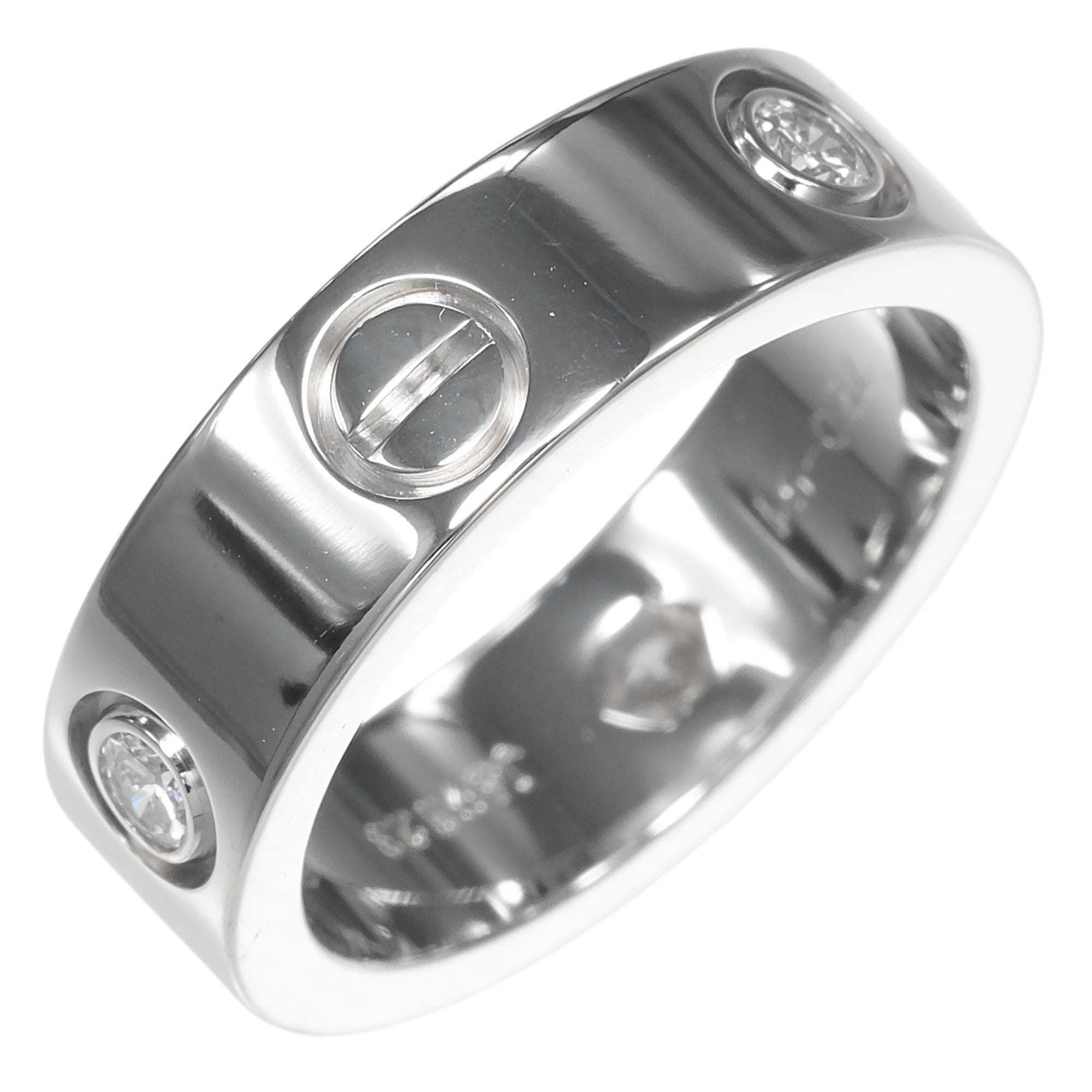 Cartier Love White Gold (18K) Band Ring (Pre-Owned)