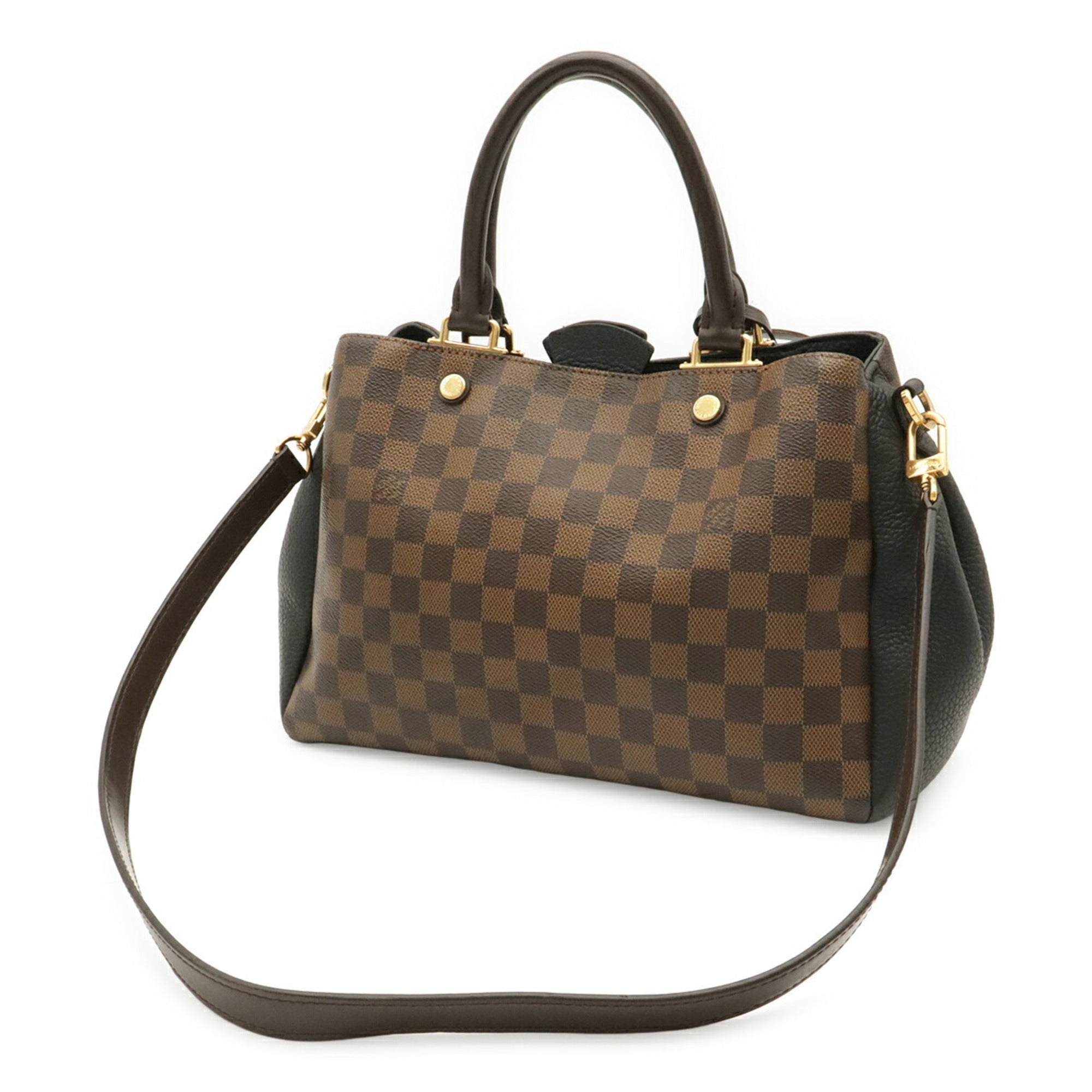 Louis Vuitton Black Damier Canvas Noir Damier Canvas Handbag Shoulder Bag Tote Bag (Pre-Owned)