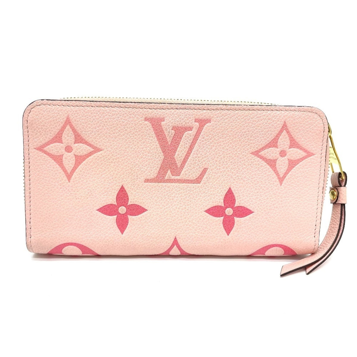 Louis Vuitton Monogram Empreinte Pink Monogram Empreinte Long Wallet (Bi-Fold) (Pre-Owned)