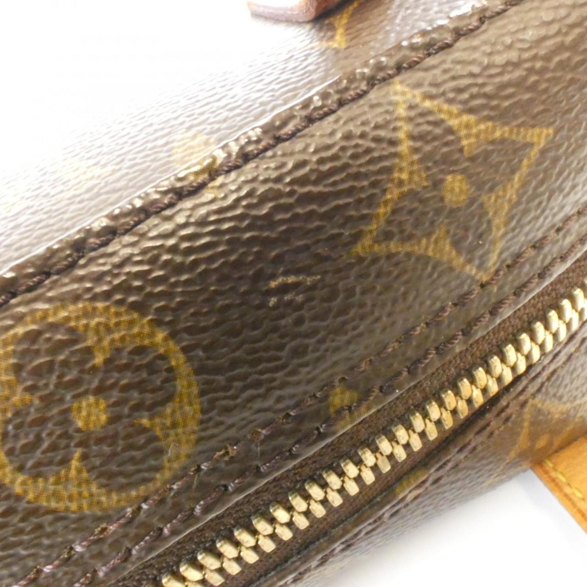 Louis Vuitton Marron Coated Canvas Handbag (Pre-Owned)