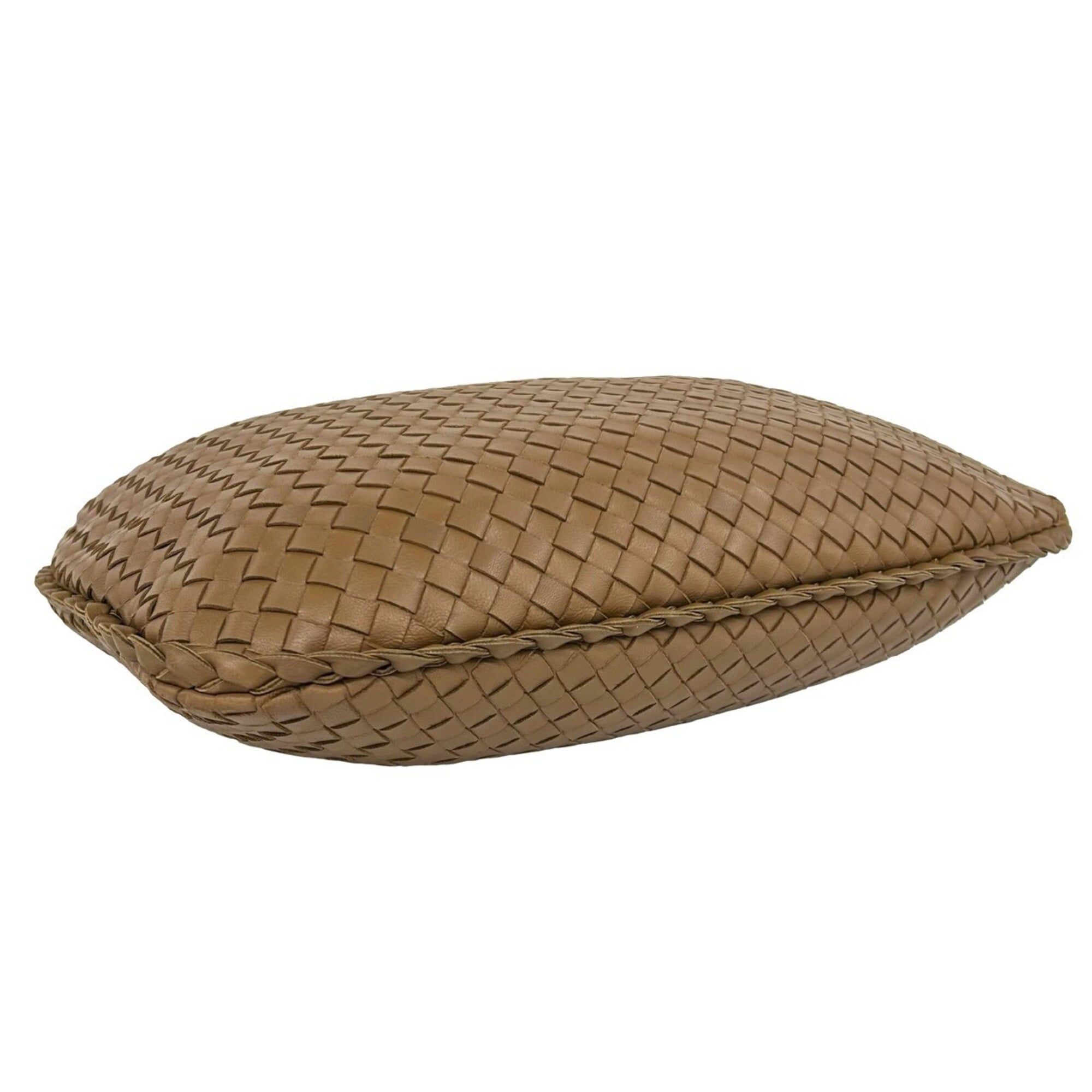 Bottega Veneta Brown Leather Handbag Tote Bag (Pre-Owned)