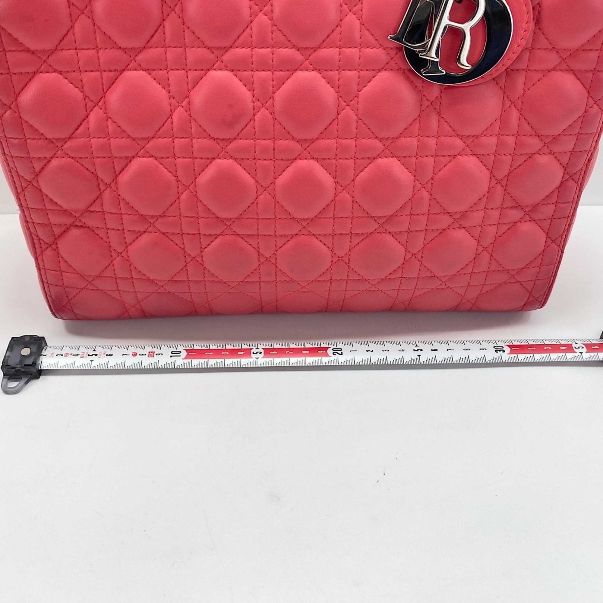 Christian Dior Pink Leather Handbag (Pre-Owned)