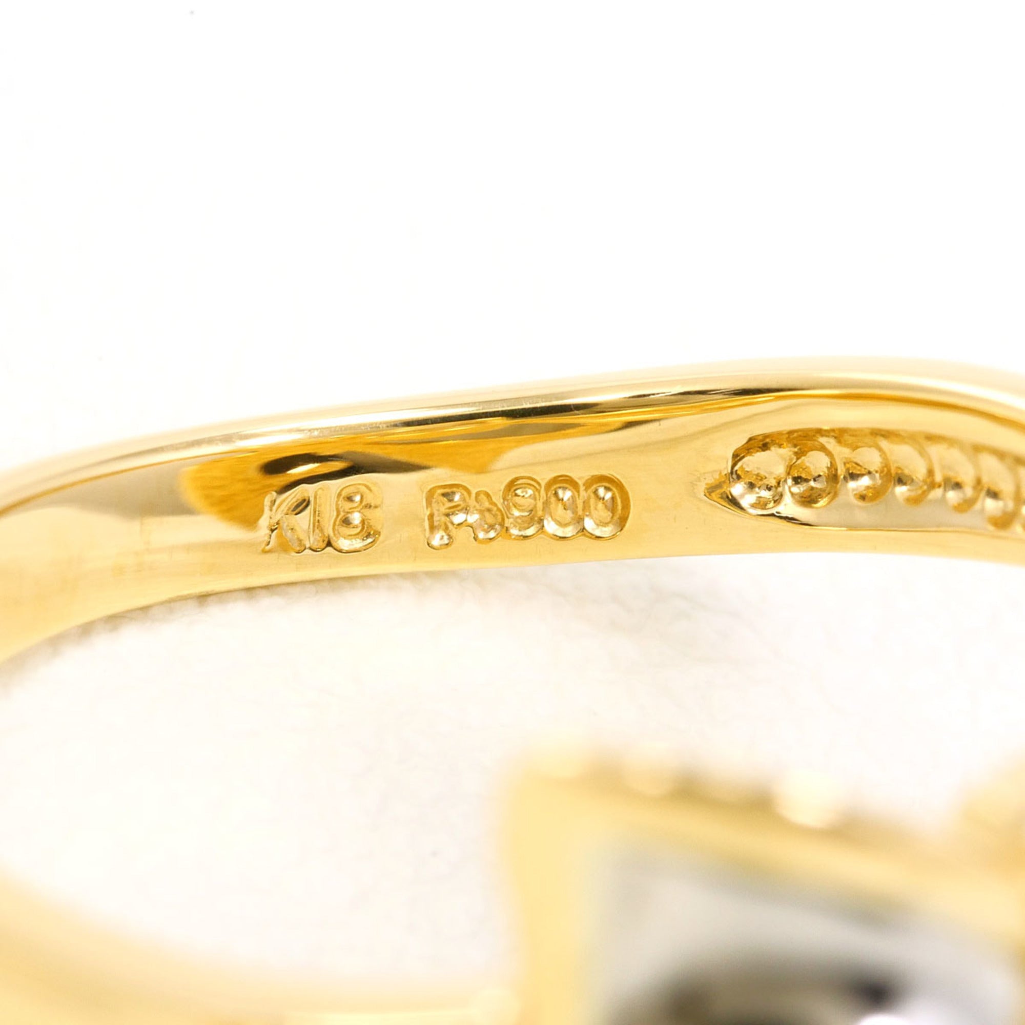 Unbranded Platinum Yellow Gold Yellow Gold (18K) Platinum 900 Band Ring (Pre-Owned)
