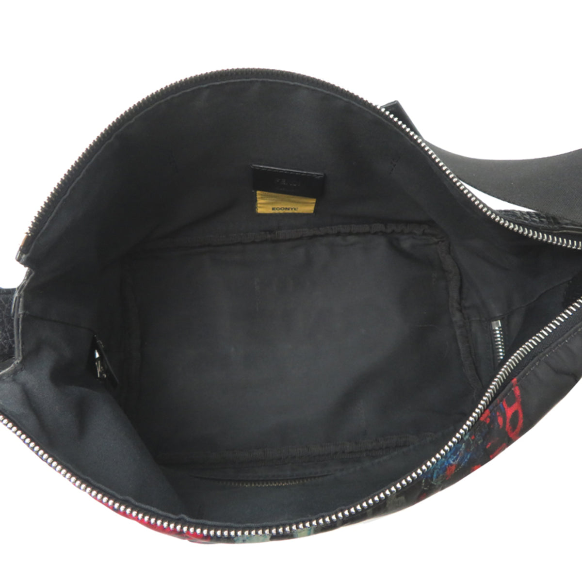 Fendi Black Leather Sling Bag (Pre-Owned)
