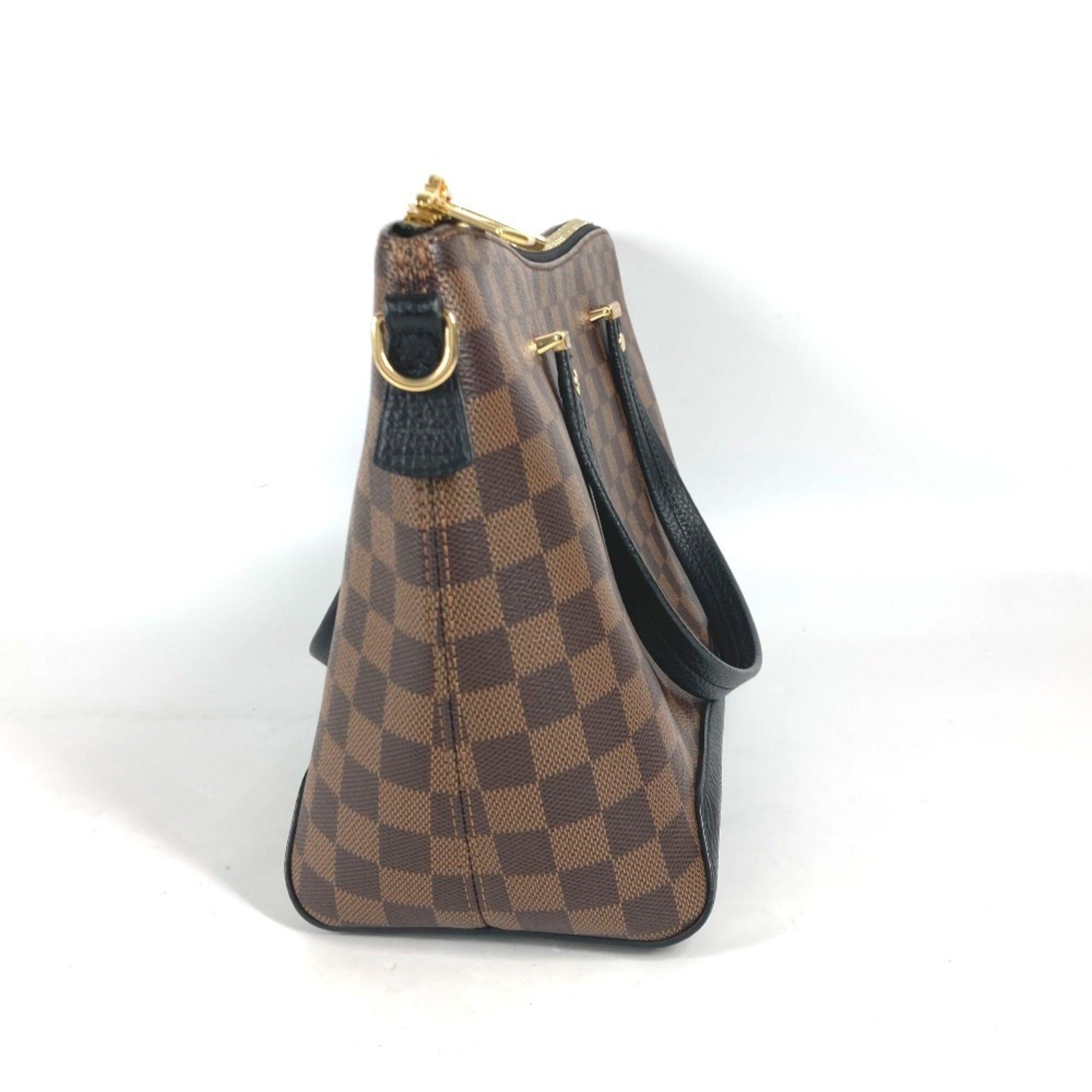 Louis Vuitton Brown Ebene Damier Canvas Shoulder Bag Tote Bag (Pre-Owned)