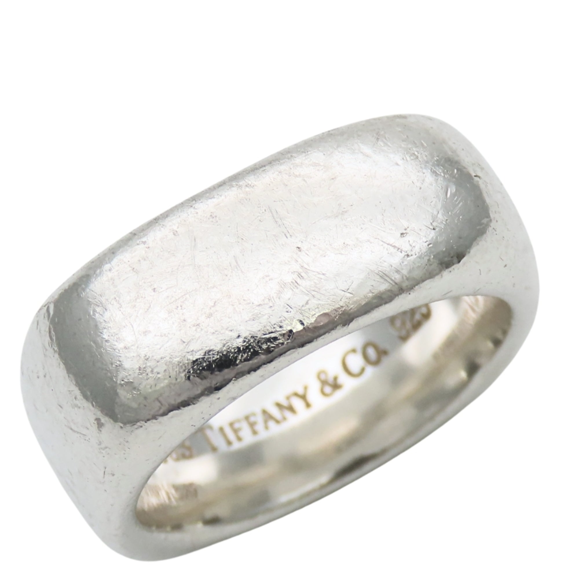 Tiffany Silver Silver 925 Band Ring (Pre-Owned)