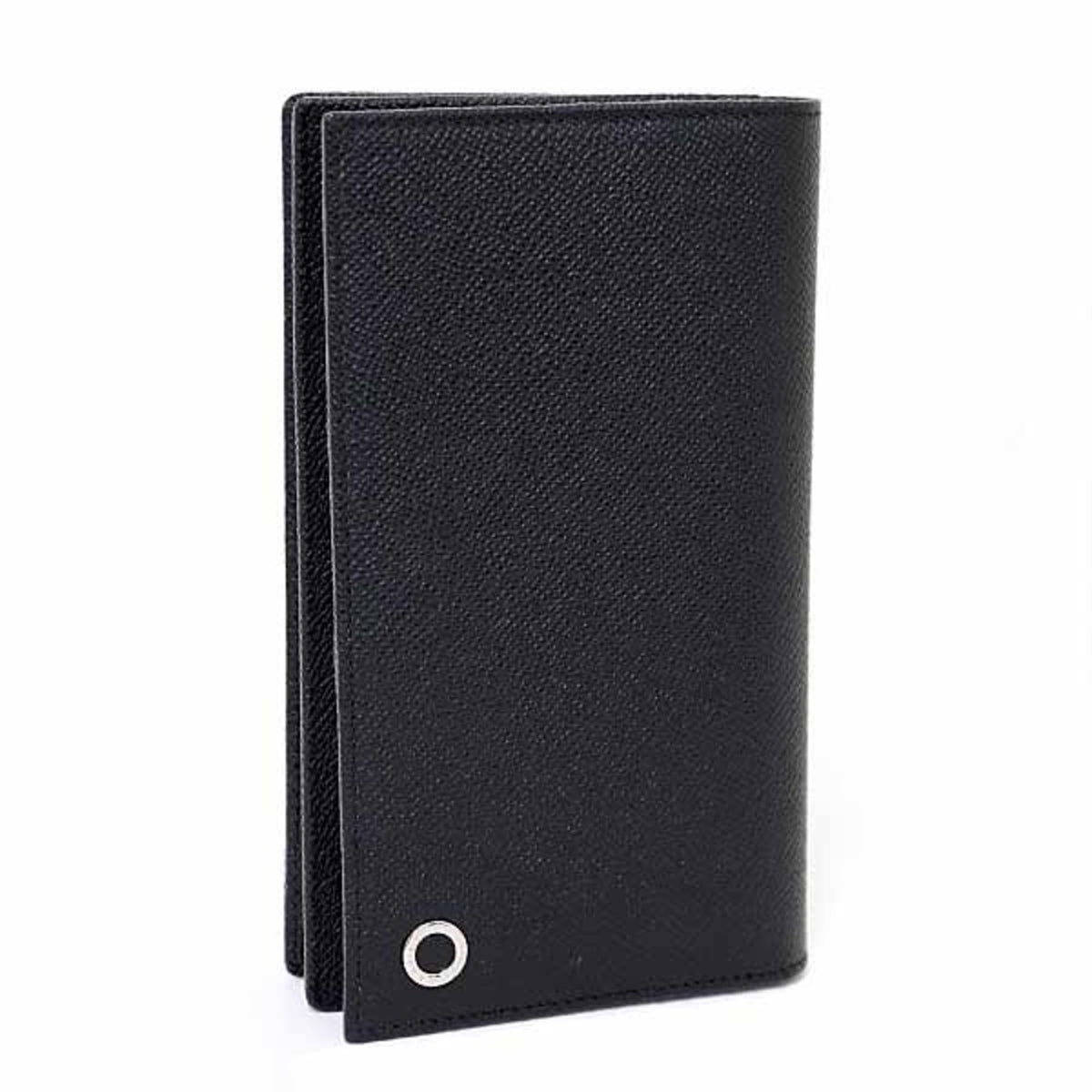 Bvlgari Bvlgari Bvlgari Black Blue Leather Long Wallet (Bi-Fold) (Pre-Owned)
