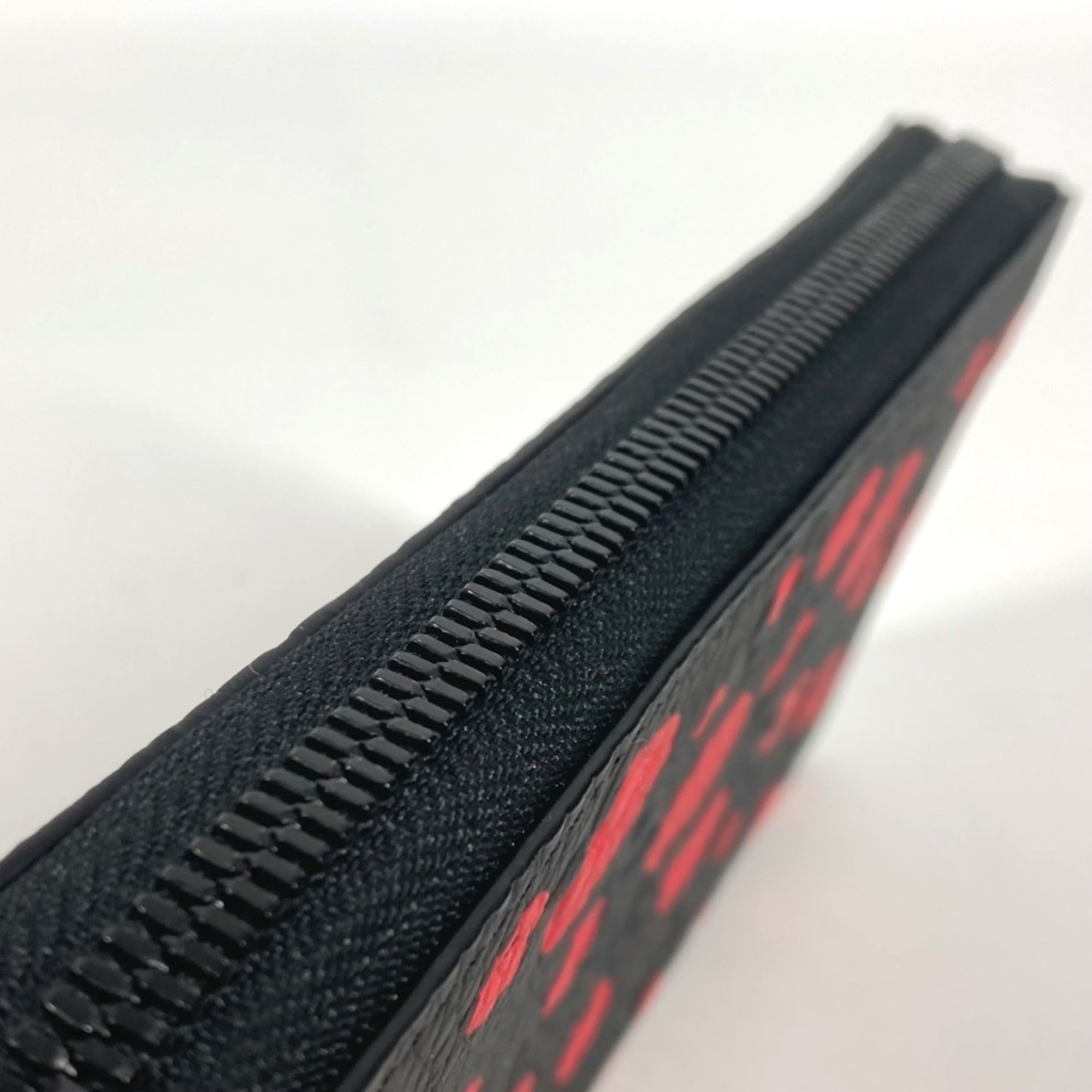 Louis Vuitton Monogram Empreinte Black Noir Red Color Monogram Empreinte Long Wallet (Bi-Fold) (Pre-Owned)