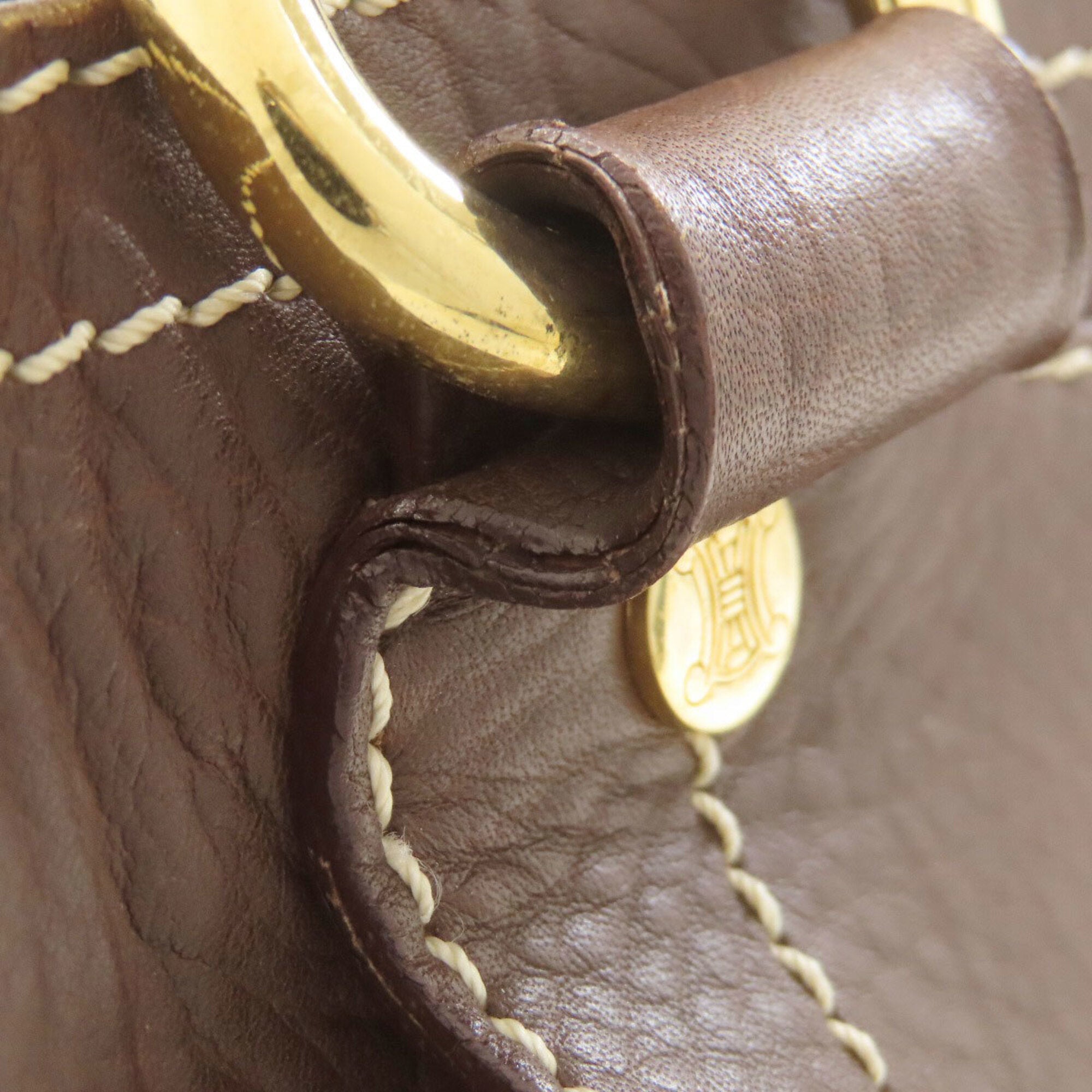 Celine Brown Leather Handbag (Pre-Owned)