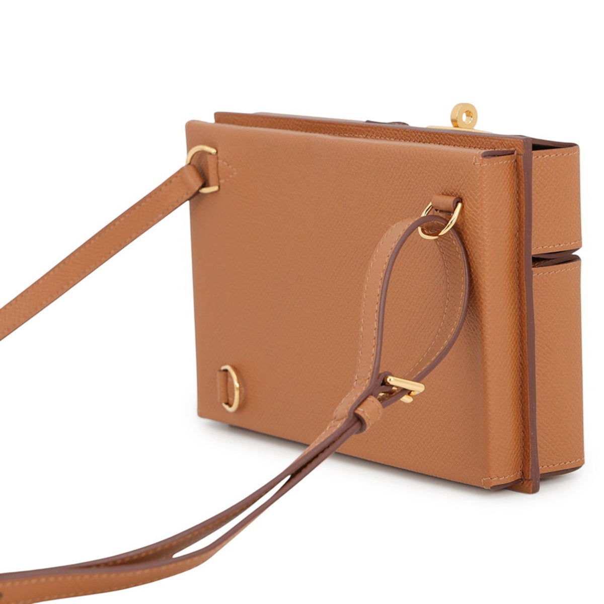 Hermes Kelly Gold Epsom Leather Handbag (Pre-Owned)
