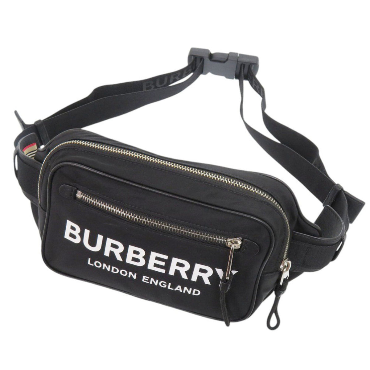 Burberry Black Nylon Sling Bag (Pre-Owned)