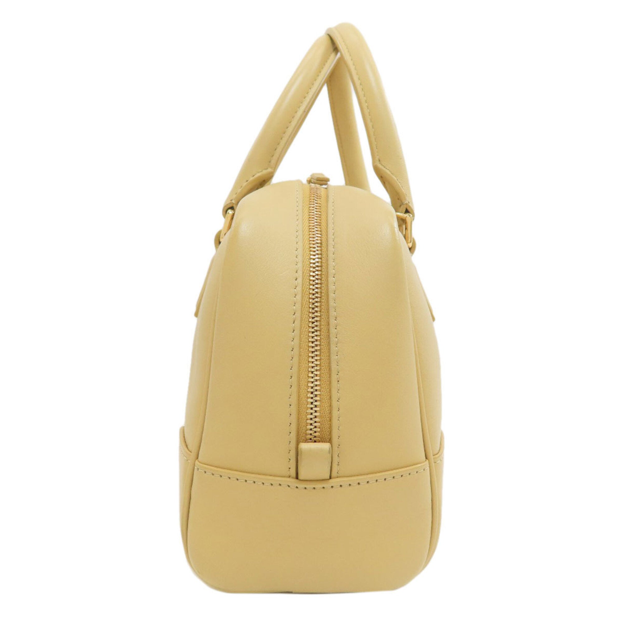 Loewe Amazona Yellow Leather Handbag (Pre-Owned)