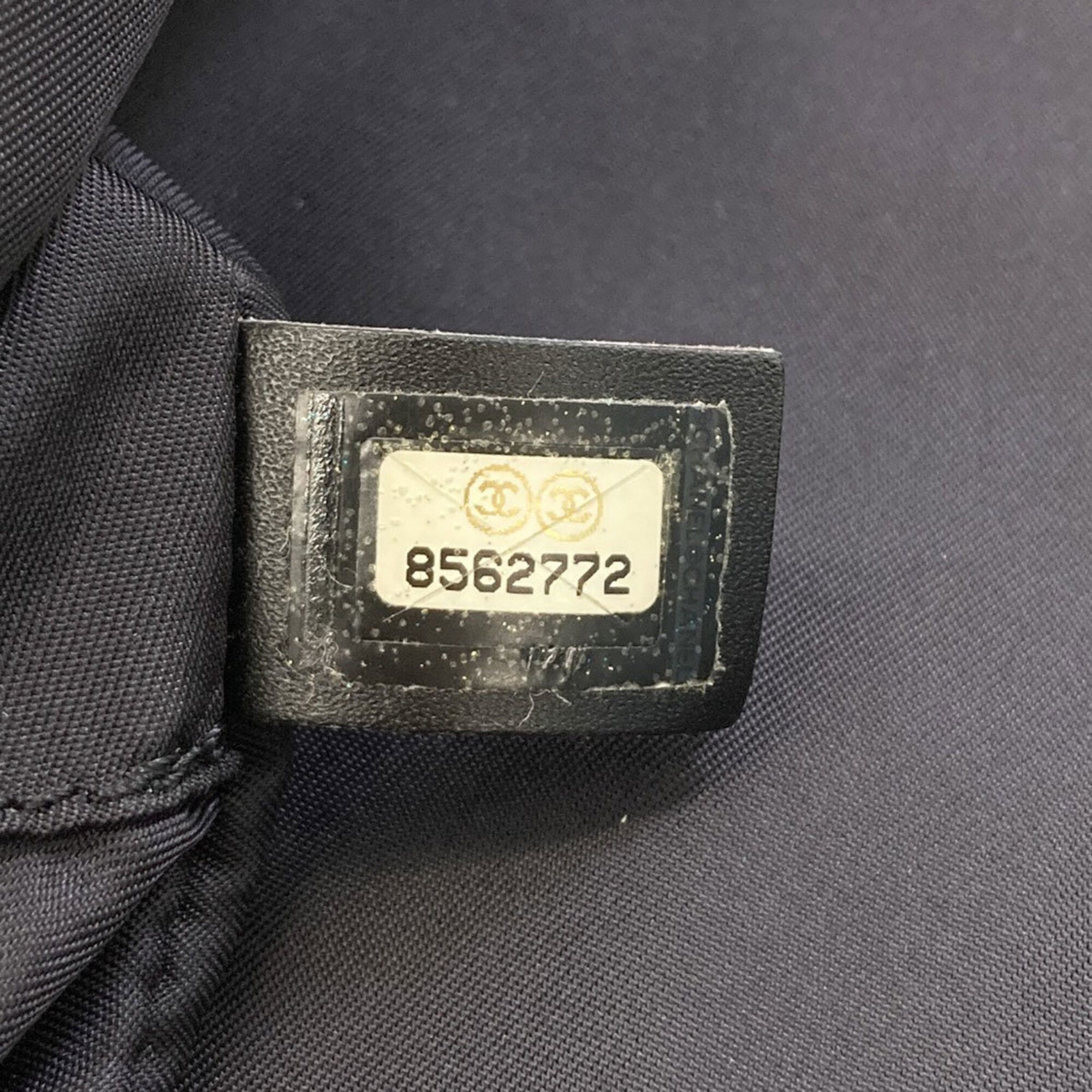 Chanel Black Nylon Tote Bag (Pre-Owned)