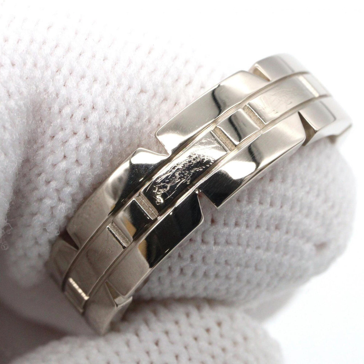 Cartier Silver White Gold (18K) Band Ring (Pre-Owned)