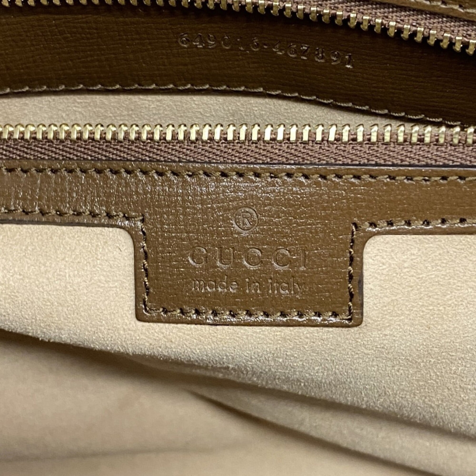 Gucci Brown Pvc Handbag (Pre-Owned)