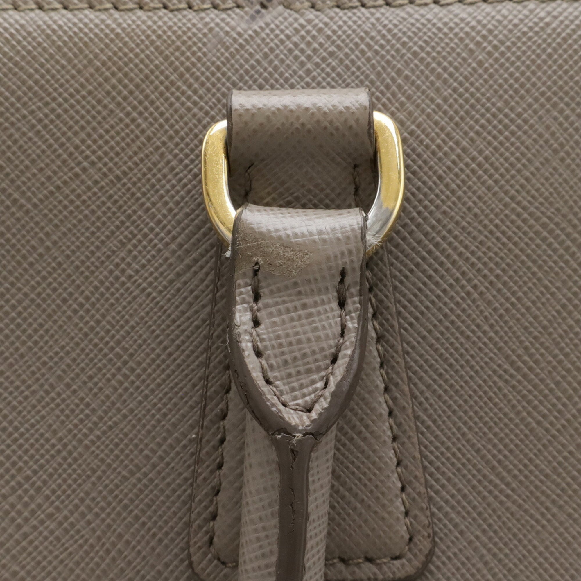Prada Saffiano Leather Handbag Shoulder Bag (Pre-Owned)
