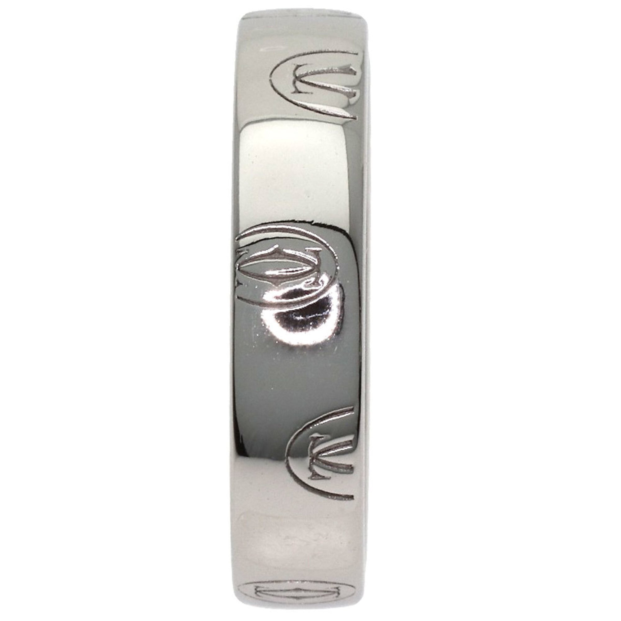 Cartier Happy Birthday Platinum 950 Band Ring (Pre-Owned)