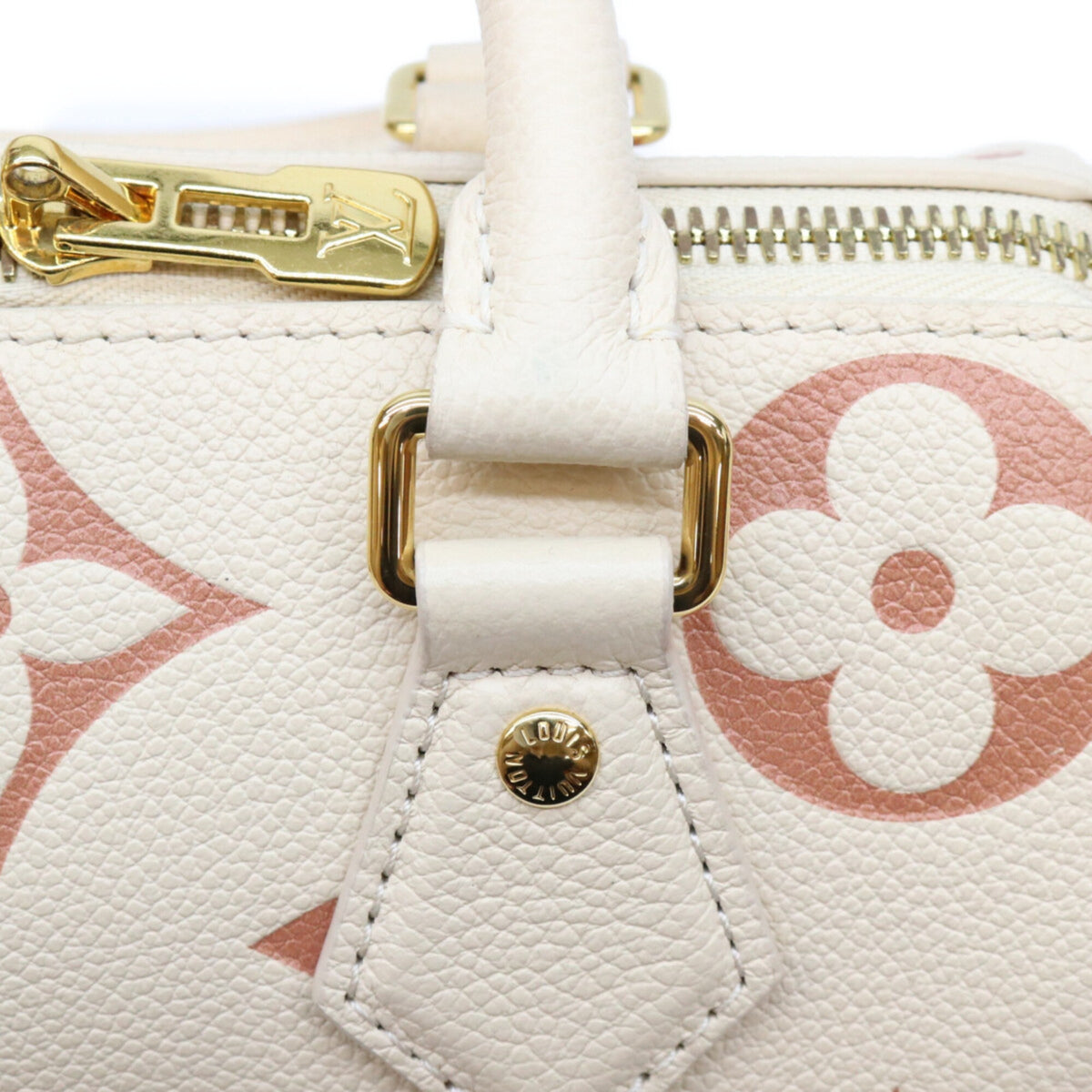 Louis Vuitton Beige Monogram Empreinte Boston Bag Shoulder Bag (Pre-Owned)